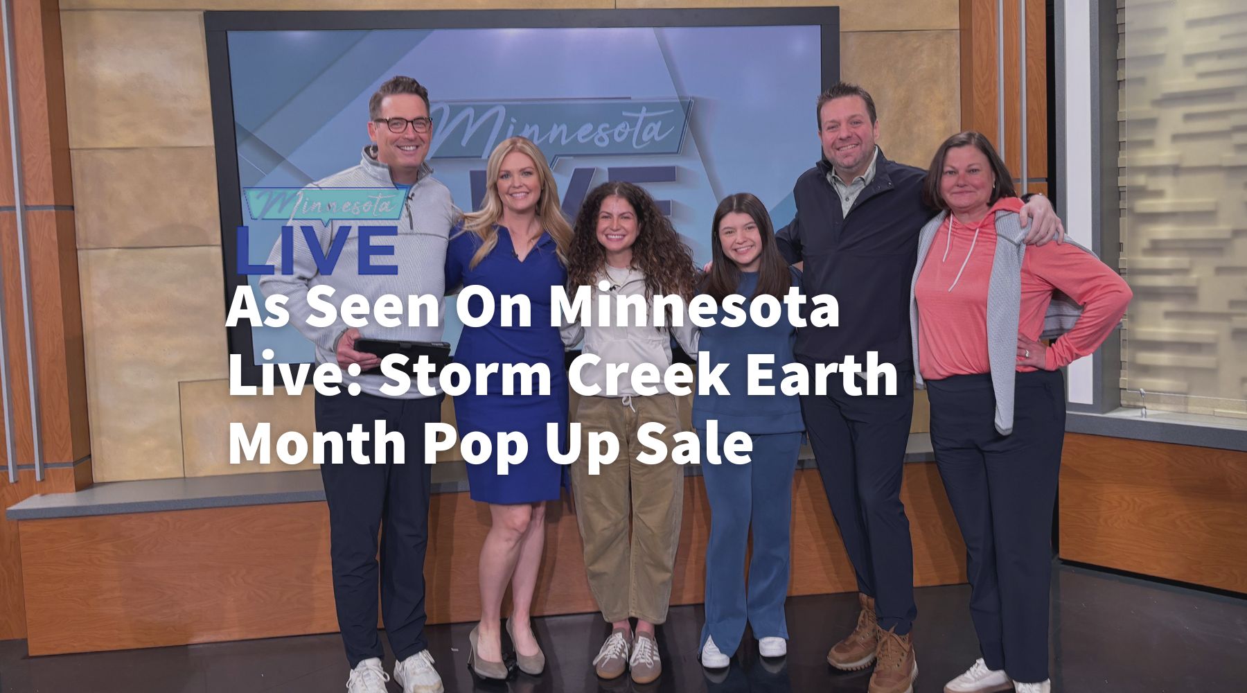 As Seen On Minnesota Live: Storm Creek Earth Month Pop Up Sale