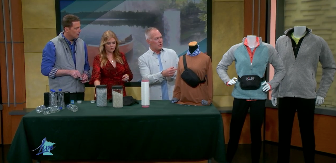 Minnesota LIVE - Local company turns plastic water bottles into clothes