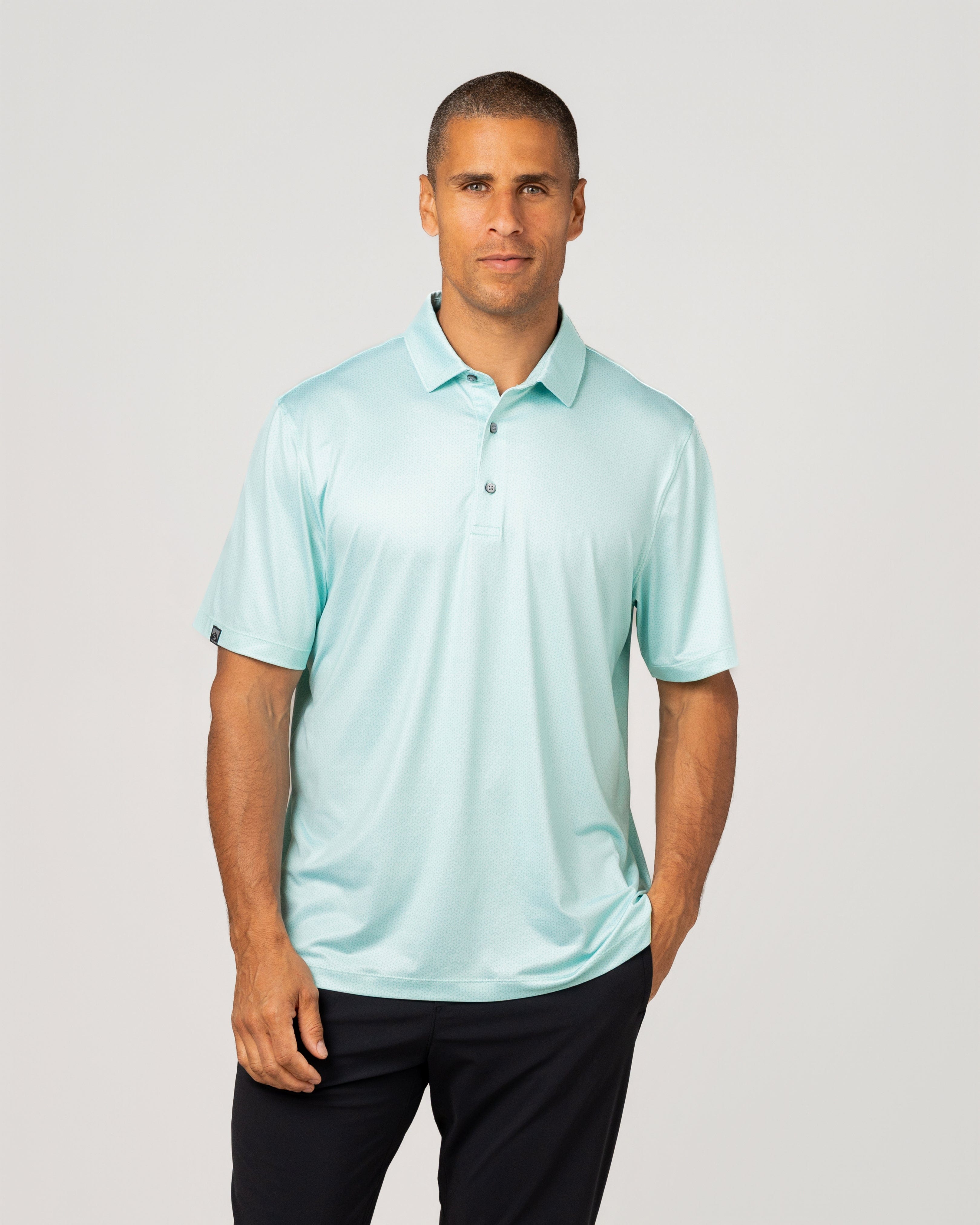 Men's Vacationer Printed Short Sleeve Polo – Storm Creek