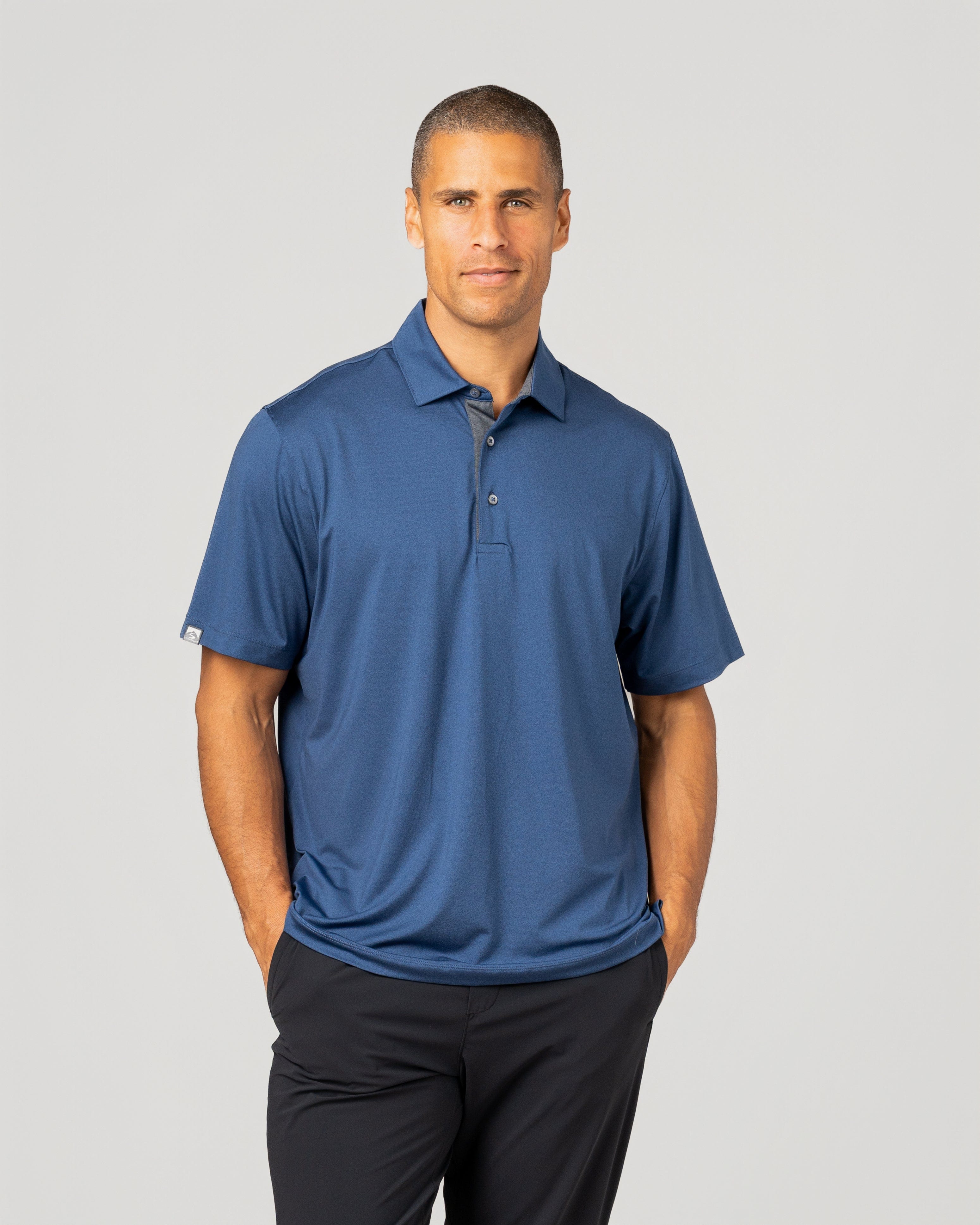 Men's Visionary III Moisture-Wicking Stretch Solid Polo – Storm Creek