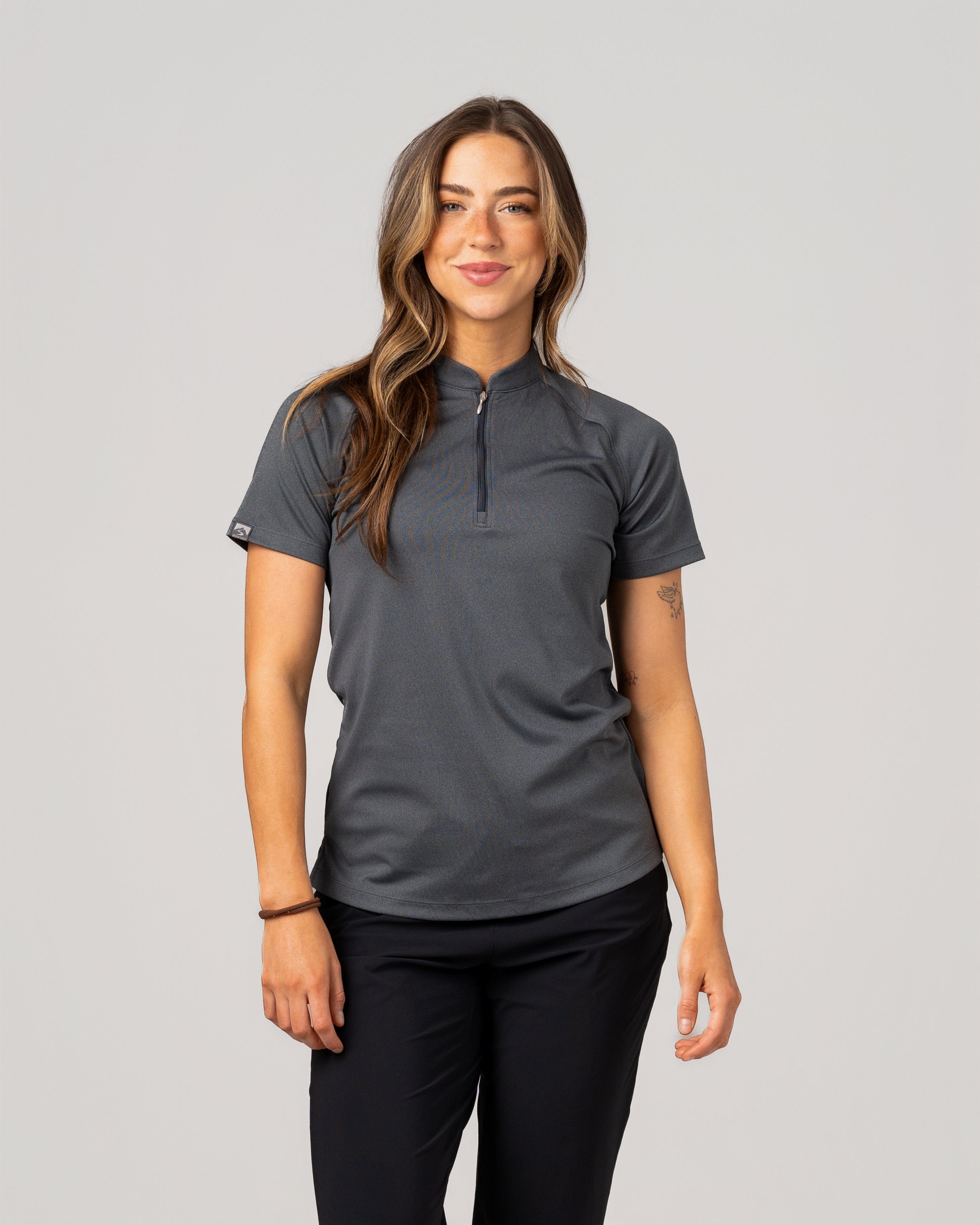 Women's Visionary III Moisture-Wicking Stretch Solid Polo – Storm