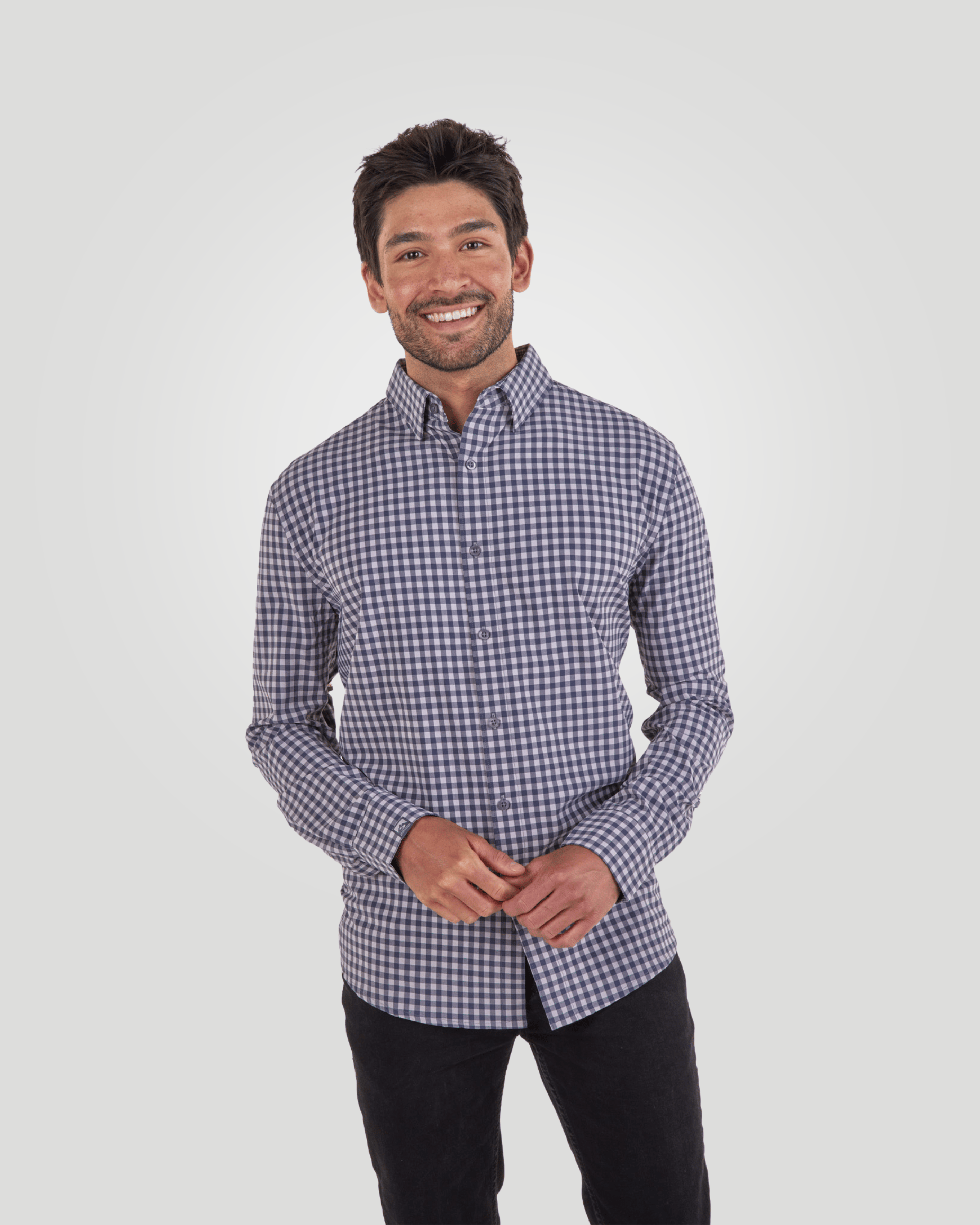 PRODUKT geruit slim fit overhemd PKTDEK HARRY donkerblauw PRODUKT geruit slim fit overhemd PKTDEK HARRY donkerblauw