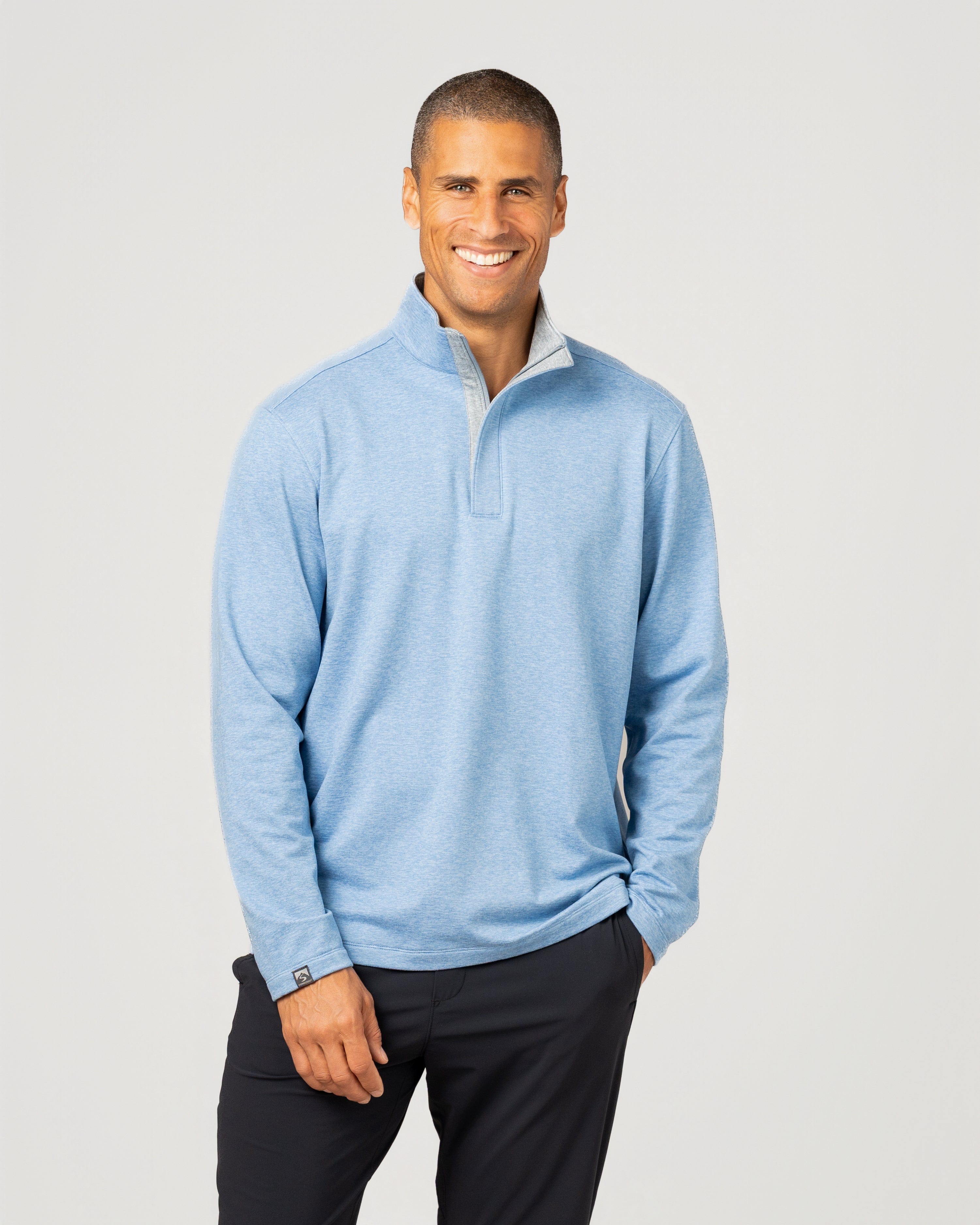 Men's Sidekick Midweight Stretch Quarter Zip Pullover Espresso Brown / 3XL Men's Sidekick Midweight Stretch Quarter Zip Pullover Espresso Brown / 3XL