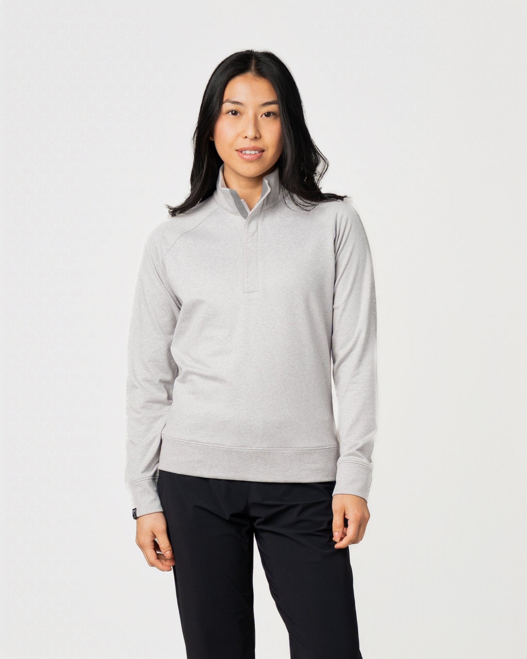 sui② Women's Sidekick Super Soft Midweight Quarter Zip – Storm Creek