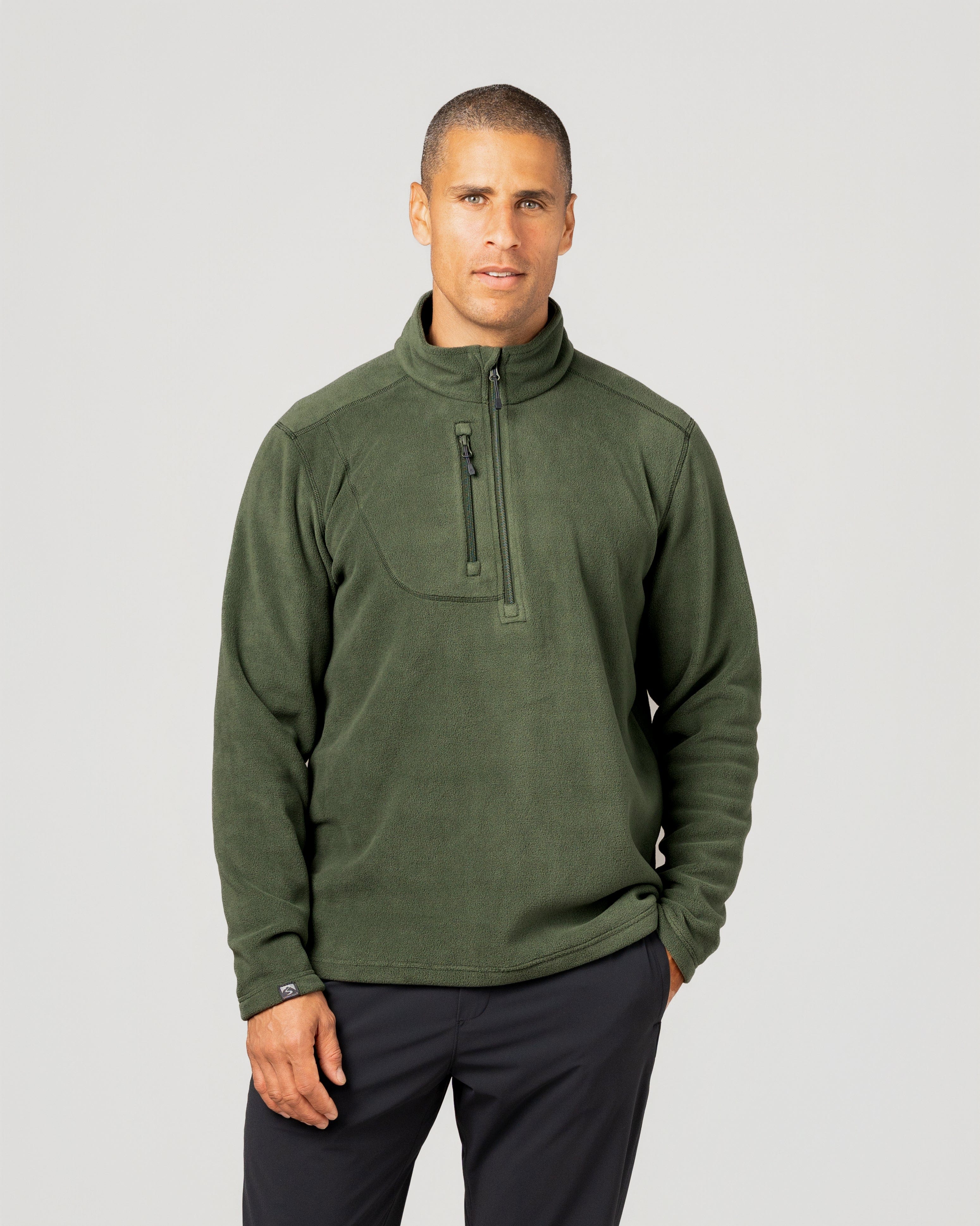 Men's Fireside Fleece Quarter Zip Pullover – Storm Creek