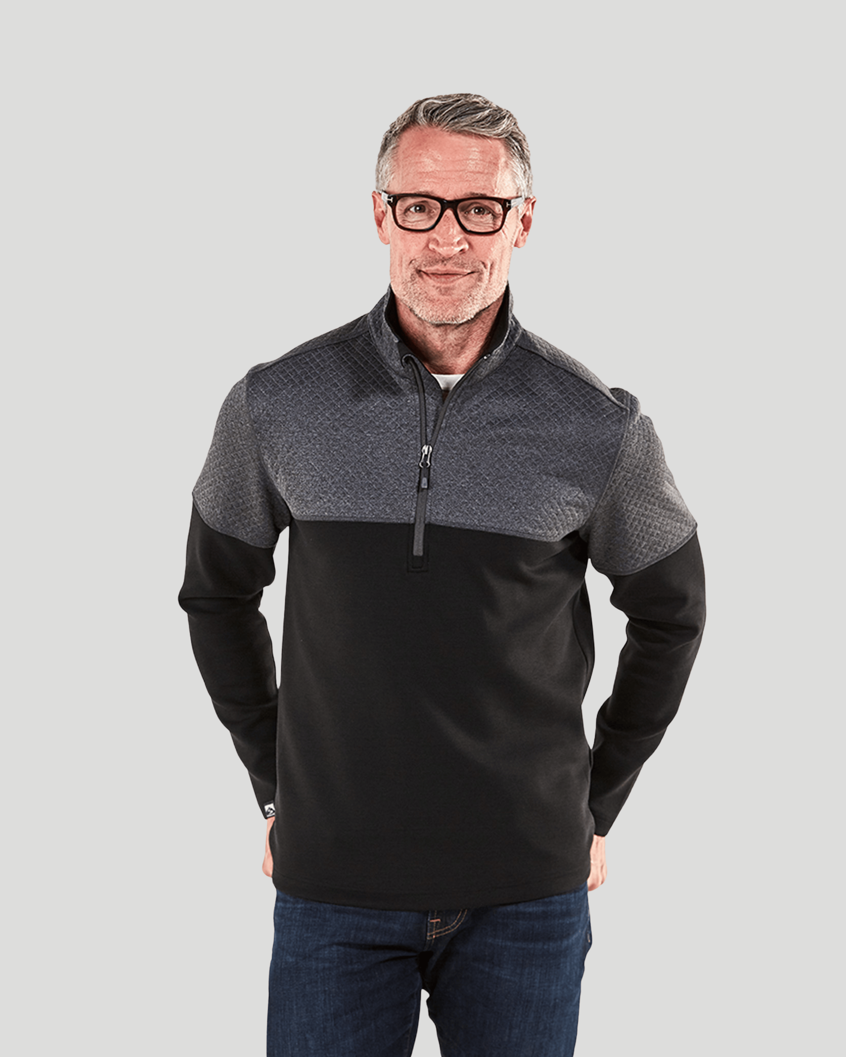 Men's Architect Quilted Quarter Zip Pullover – Storm Creek