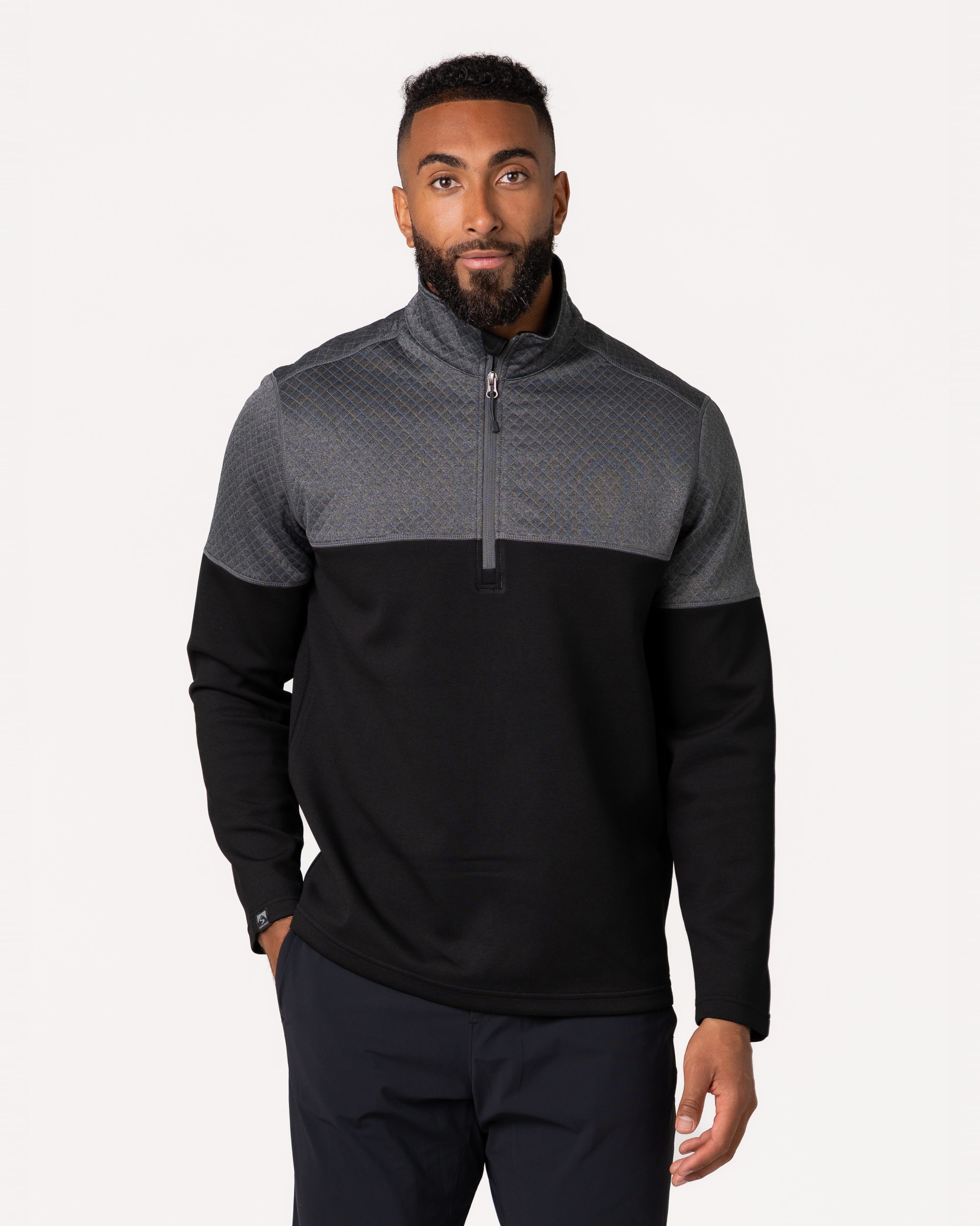 Men's Architect Quilted Quarter Zip Pullover – Storm Creek