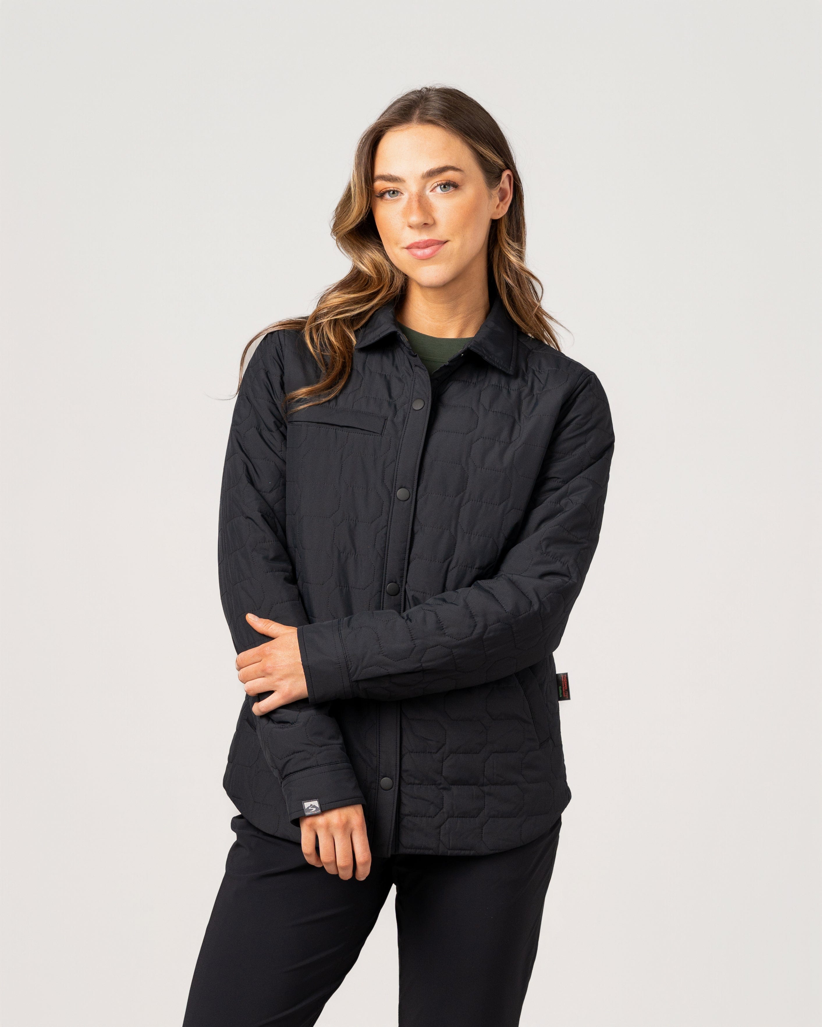 Women's Artisan Quilted Shirt Jacket – Storm Creek