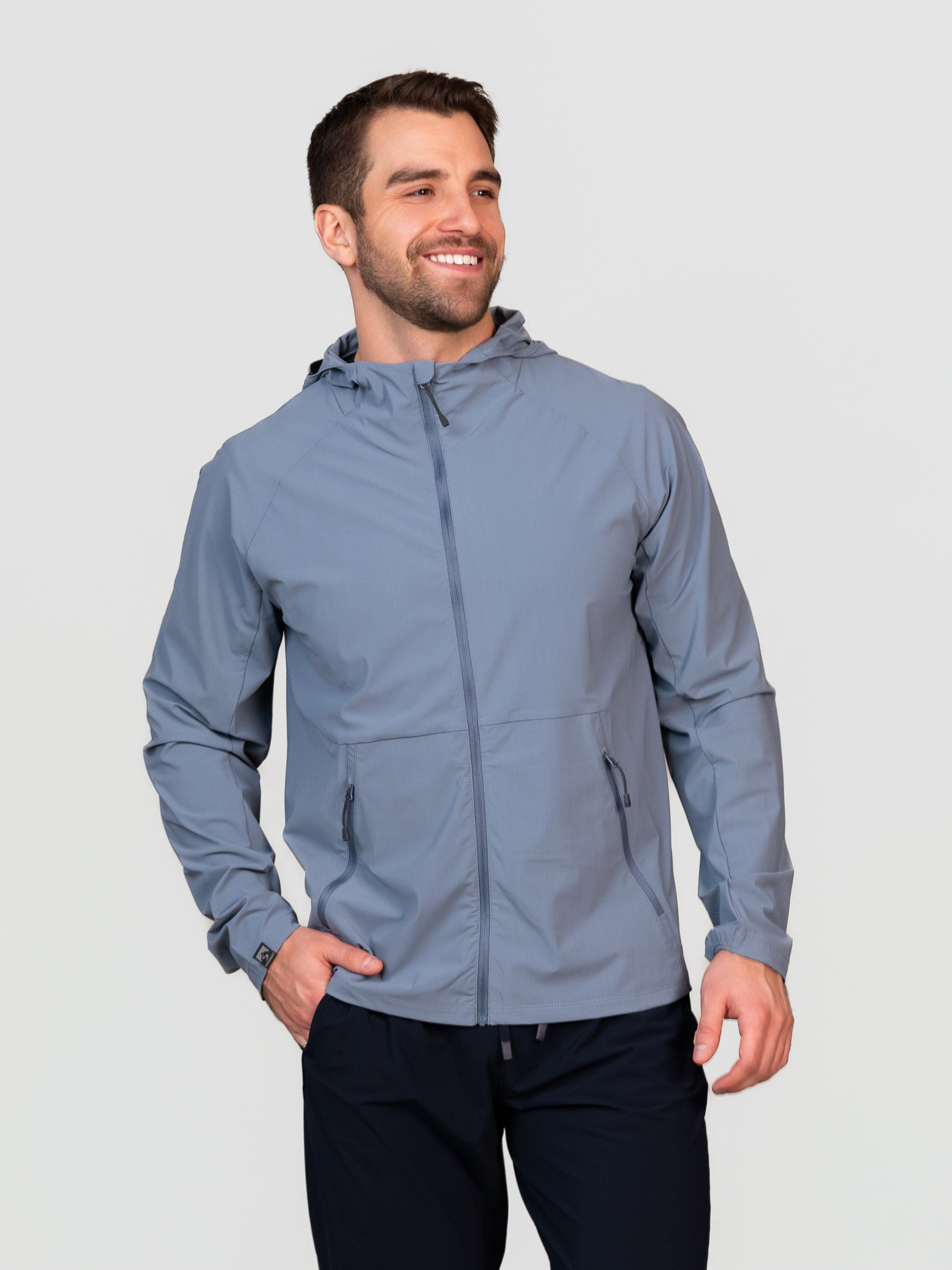 Men's Velocity 4-Way Stretch Performance Full Zip Hoodie – Storm Creek