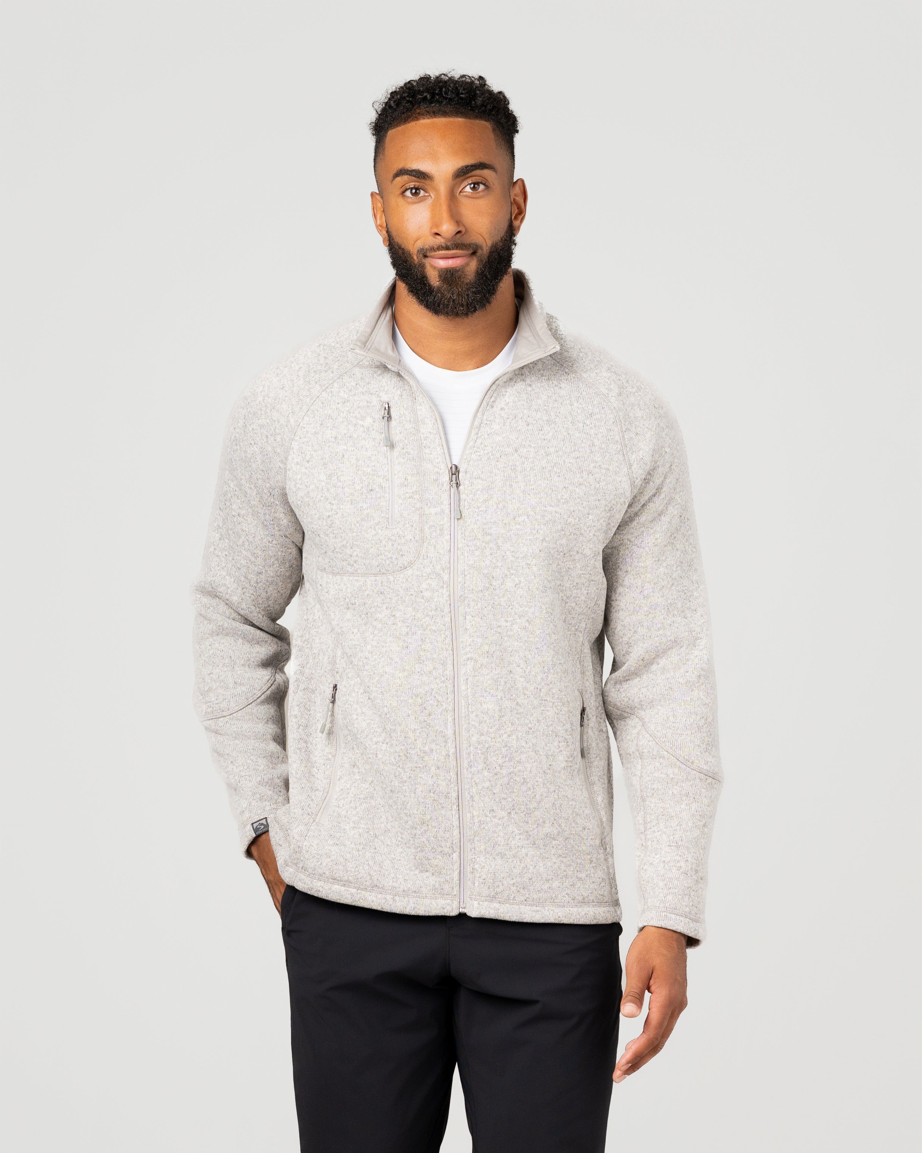 Men's Overachiever Sweater Fleece Jacket – Storm Creek