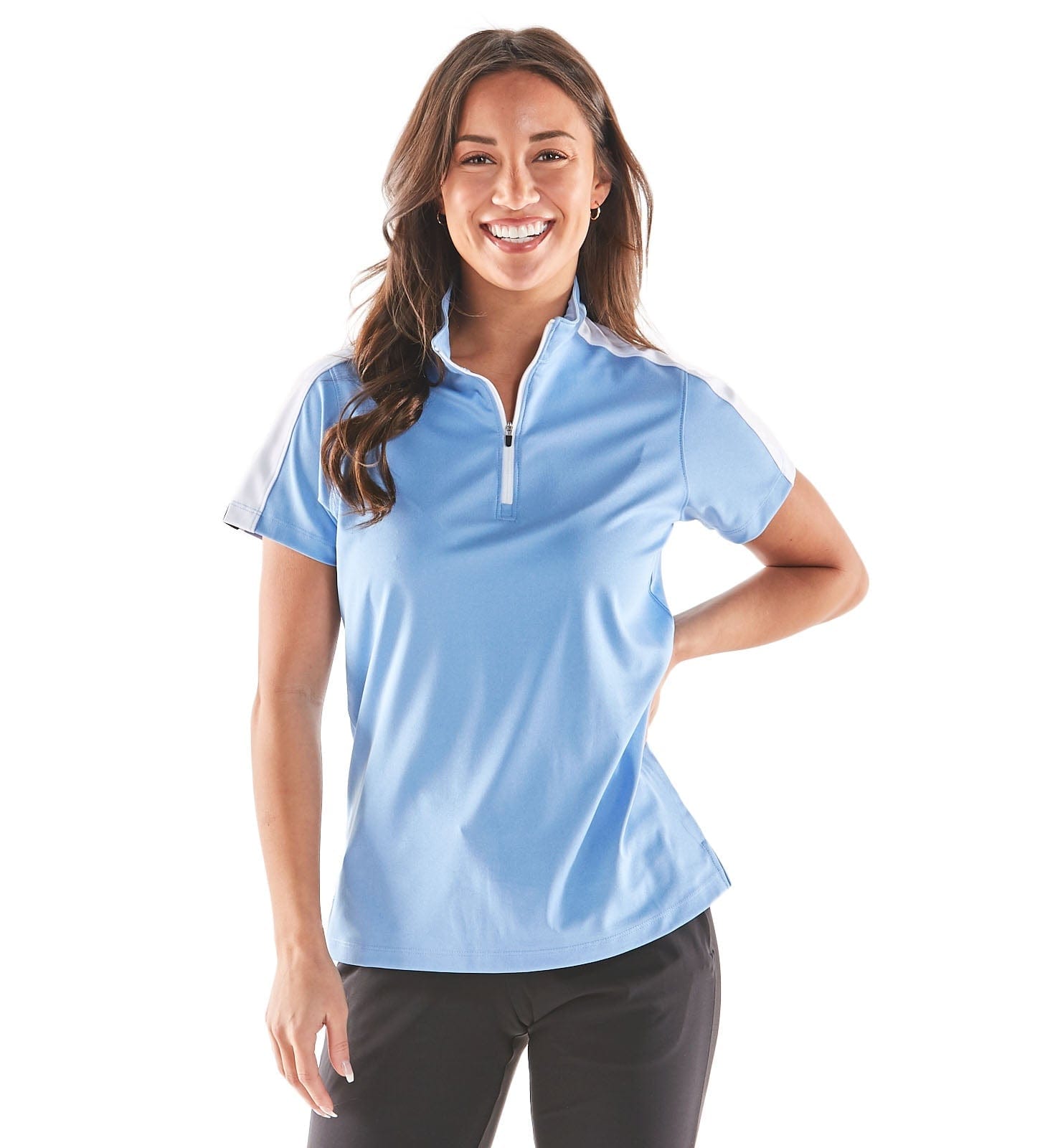 Activator Women's Moisture-Wicking Zippered Polo – Storm Creek