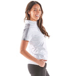 White/Light Heather Gray