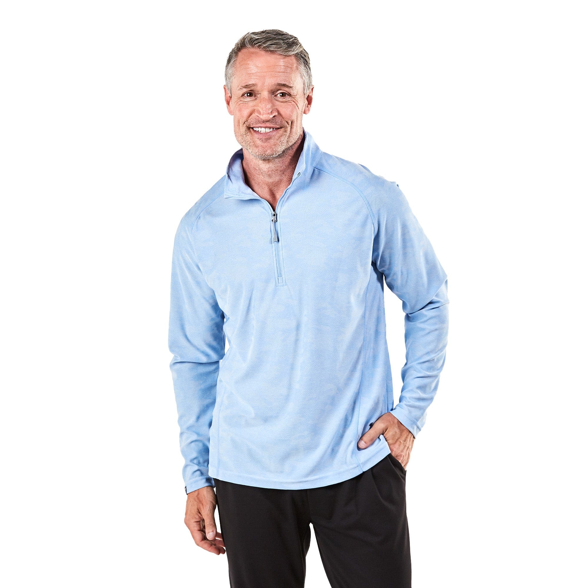 skygrayページ Men's Bodyguard Quarter Zip Pullover – Storm Creek