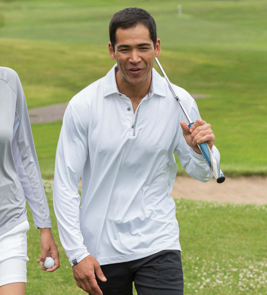 Men's Upstart Long Sleeve Polo Shirt