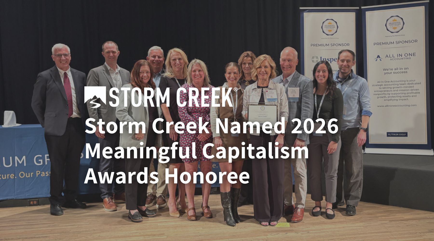 Storm Creek Named 2026 Meaningful Capitalism Awards Honoree
