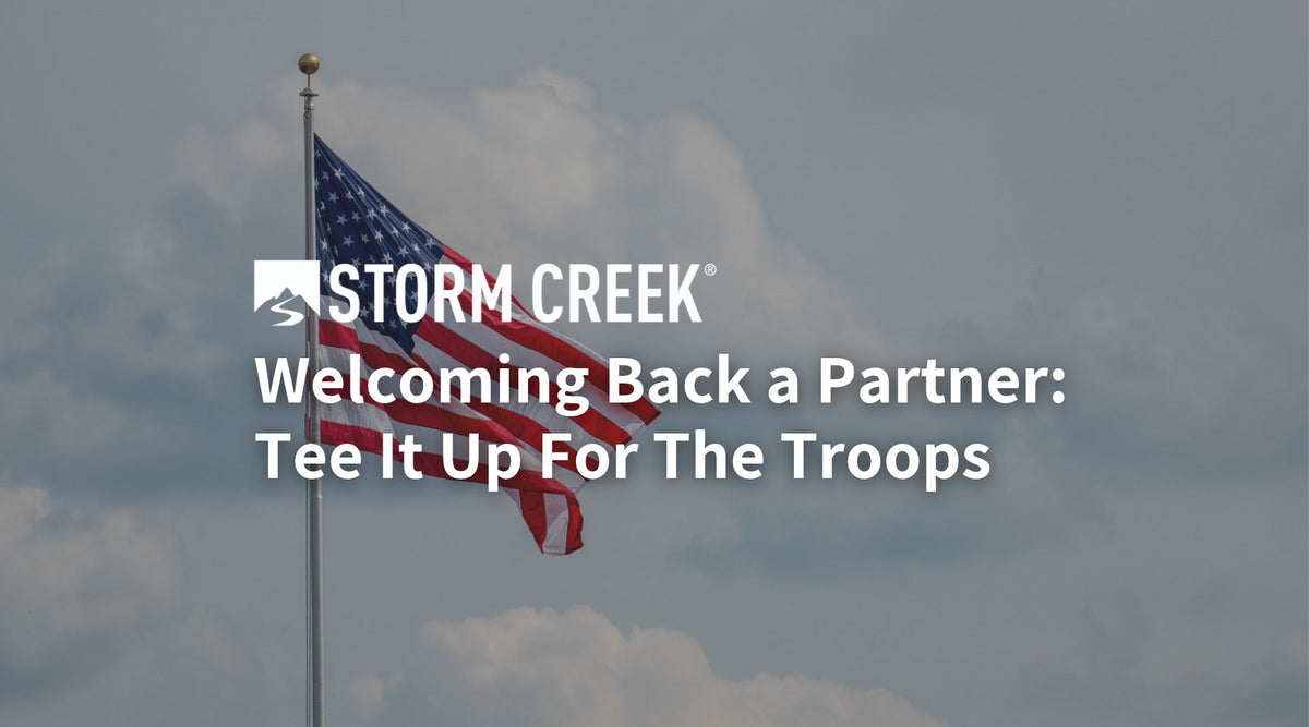Welcoming Back a Longtime Partner: Tee It Up for the Troops at Our Warehouse Sale