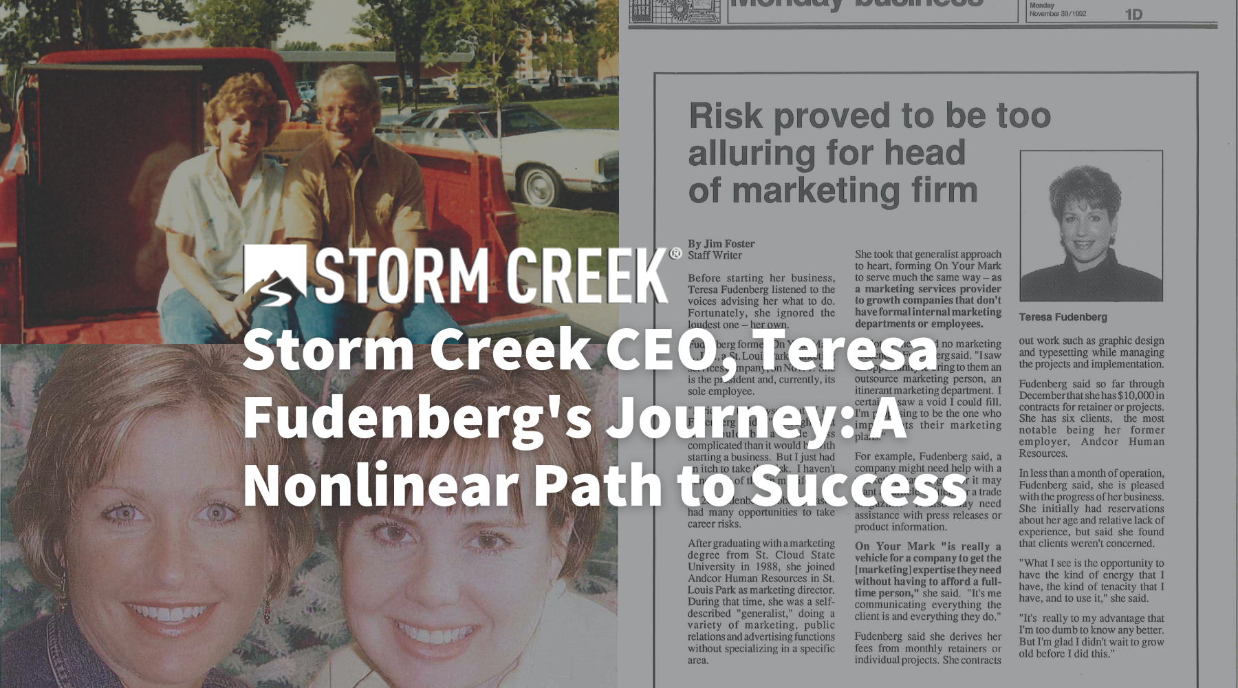 Storm Creek CEO, Teresa Fudenberg's Journey: A Nonlinear Path to Success