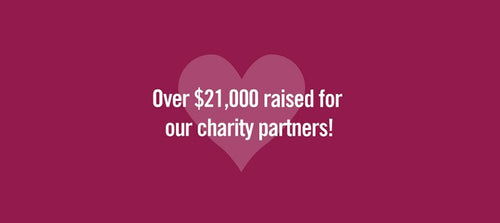 More than $21,000 Raised for our Charity Partners in 2017!