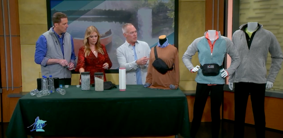 Minnesota LIVE Local company turns plastic water bottles into clothe Storm Creek