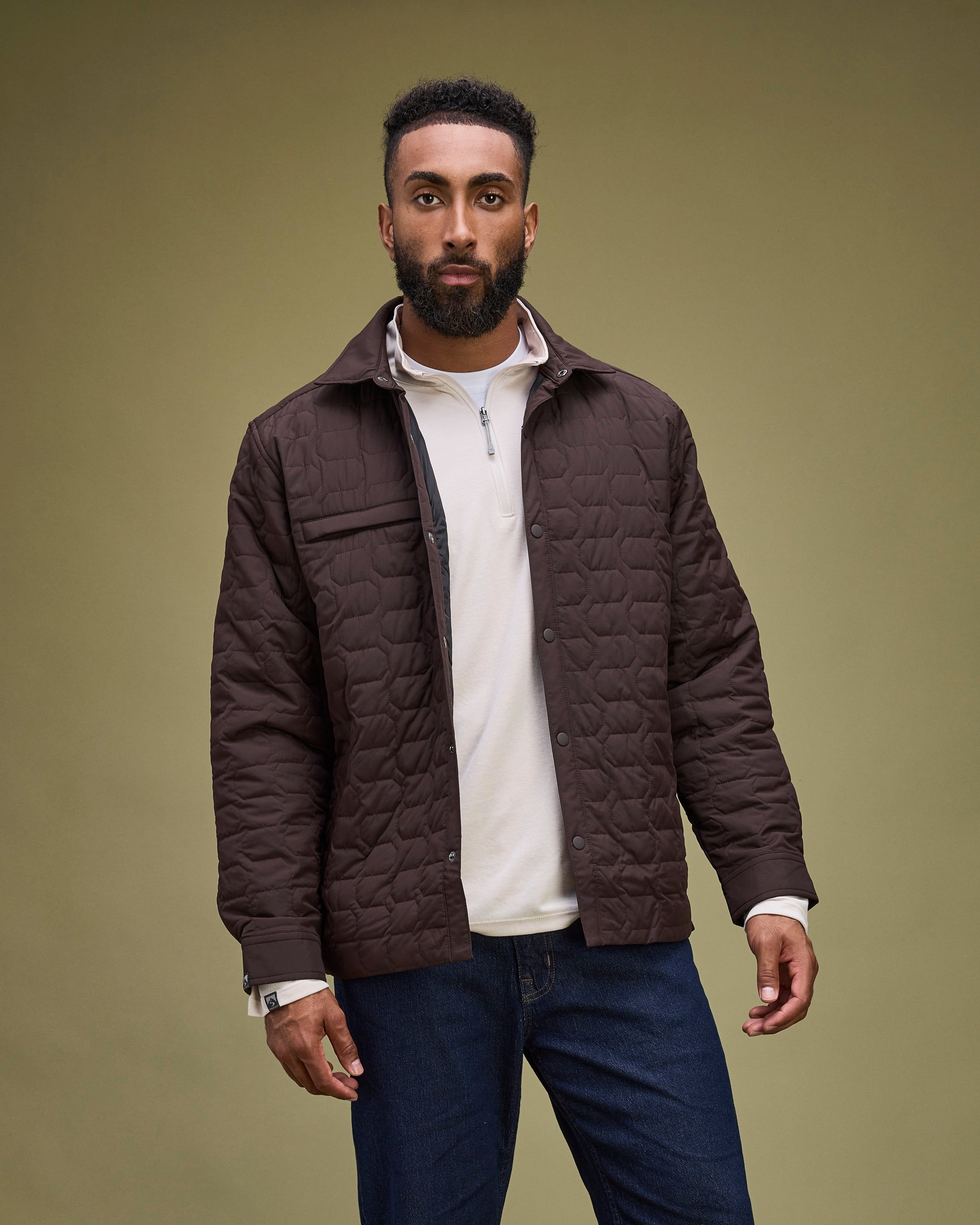 Men's Artisan Quilted Shirt Jacket – Storm Creek