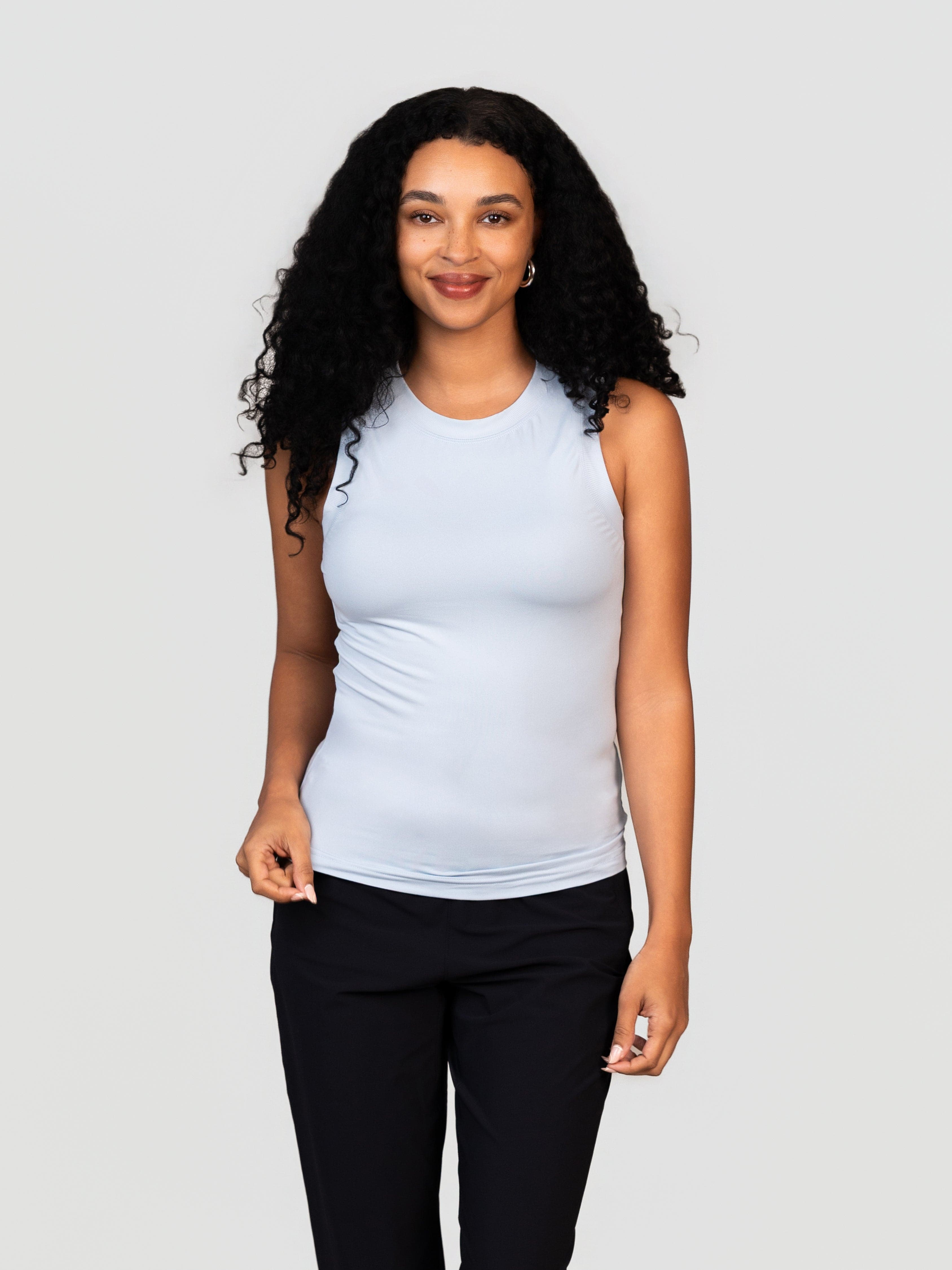 トップス At Last TANK TOP Women's Varsity Fitted Tank Top – Storm Creek