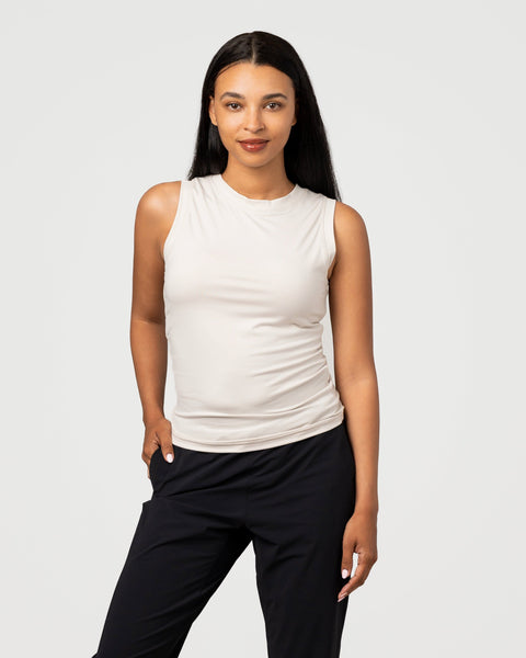 Women's Varsity High Stretch Fitted Tank