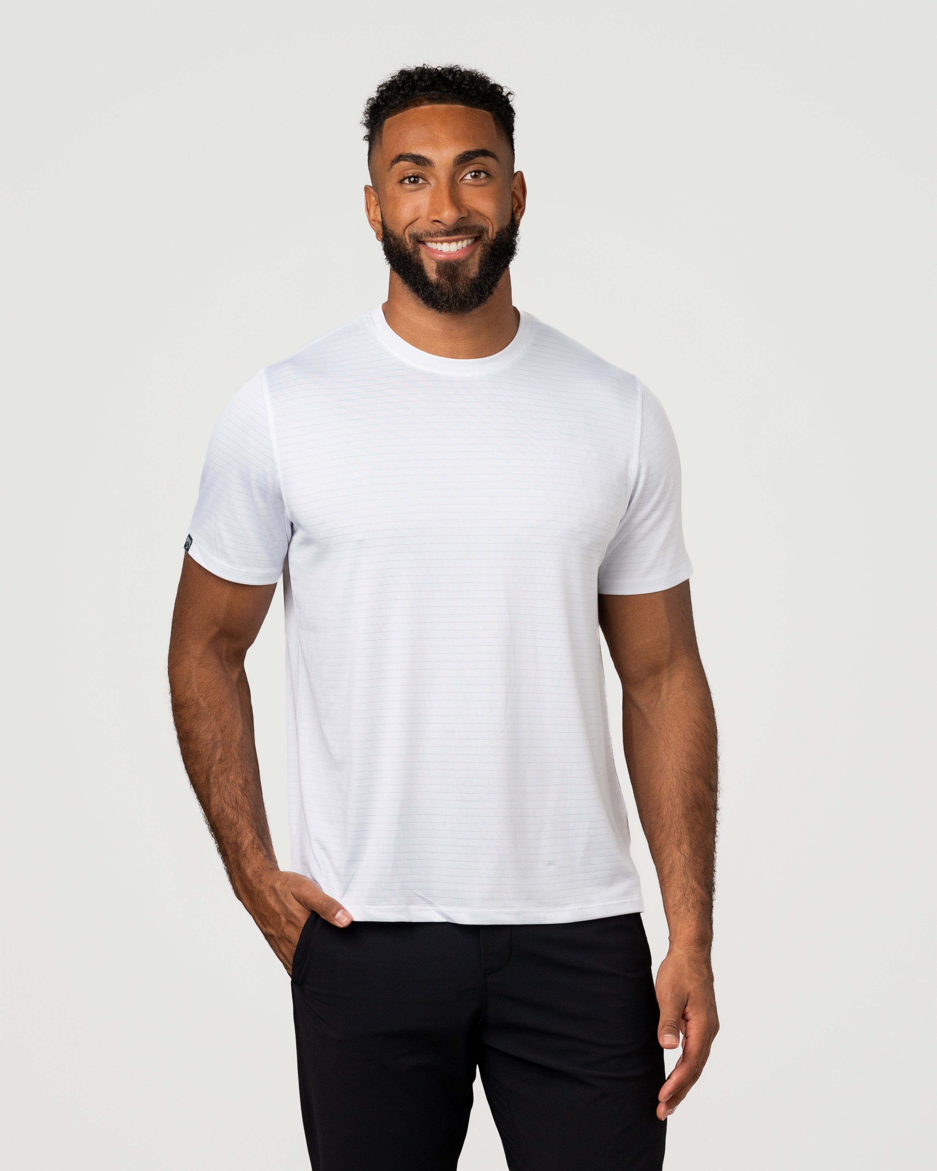 Men's Sightseer Breathable UPF T-Shirt, White / 4XL