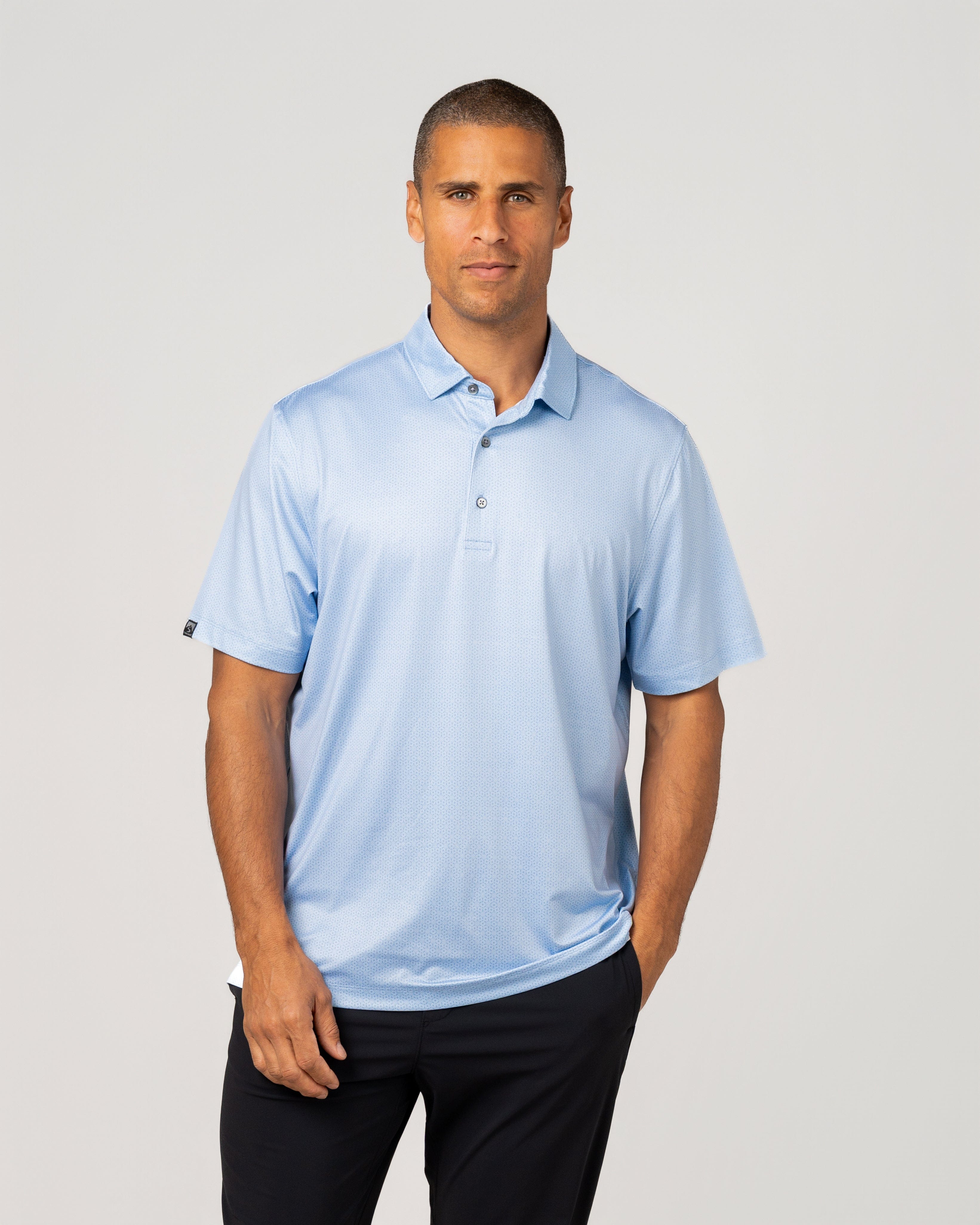 Men's Vacationer Printed Short Sleeve Polo – Storm Creek