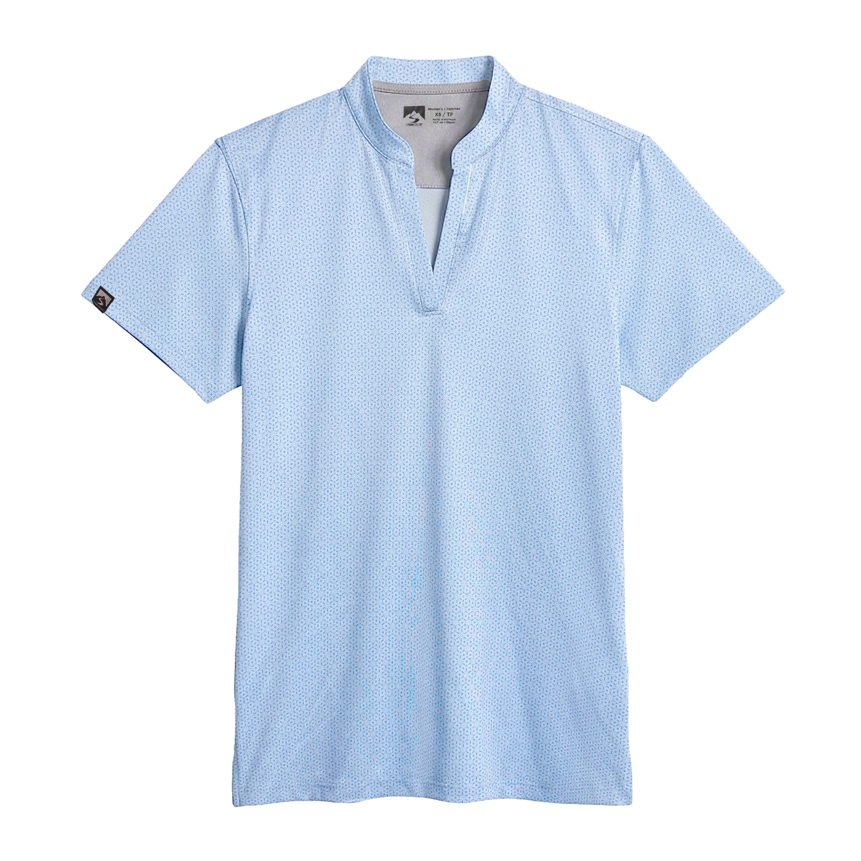 Women's Vacationer Printed Short Sleeve Polo – Storm Creek