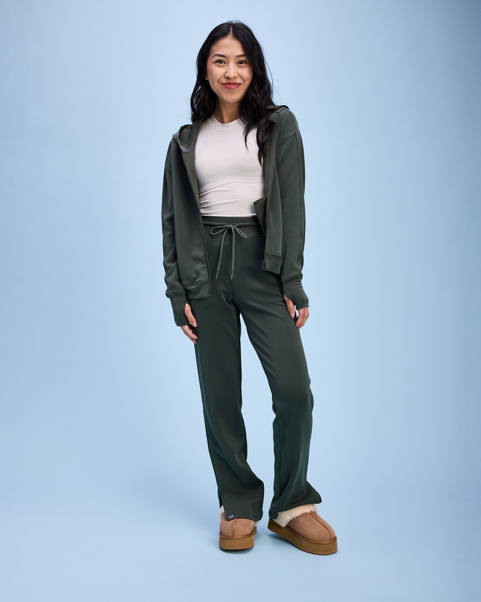 Women's Comfort Zone Super Soft Modal Blend Full Zip Hoodie