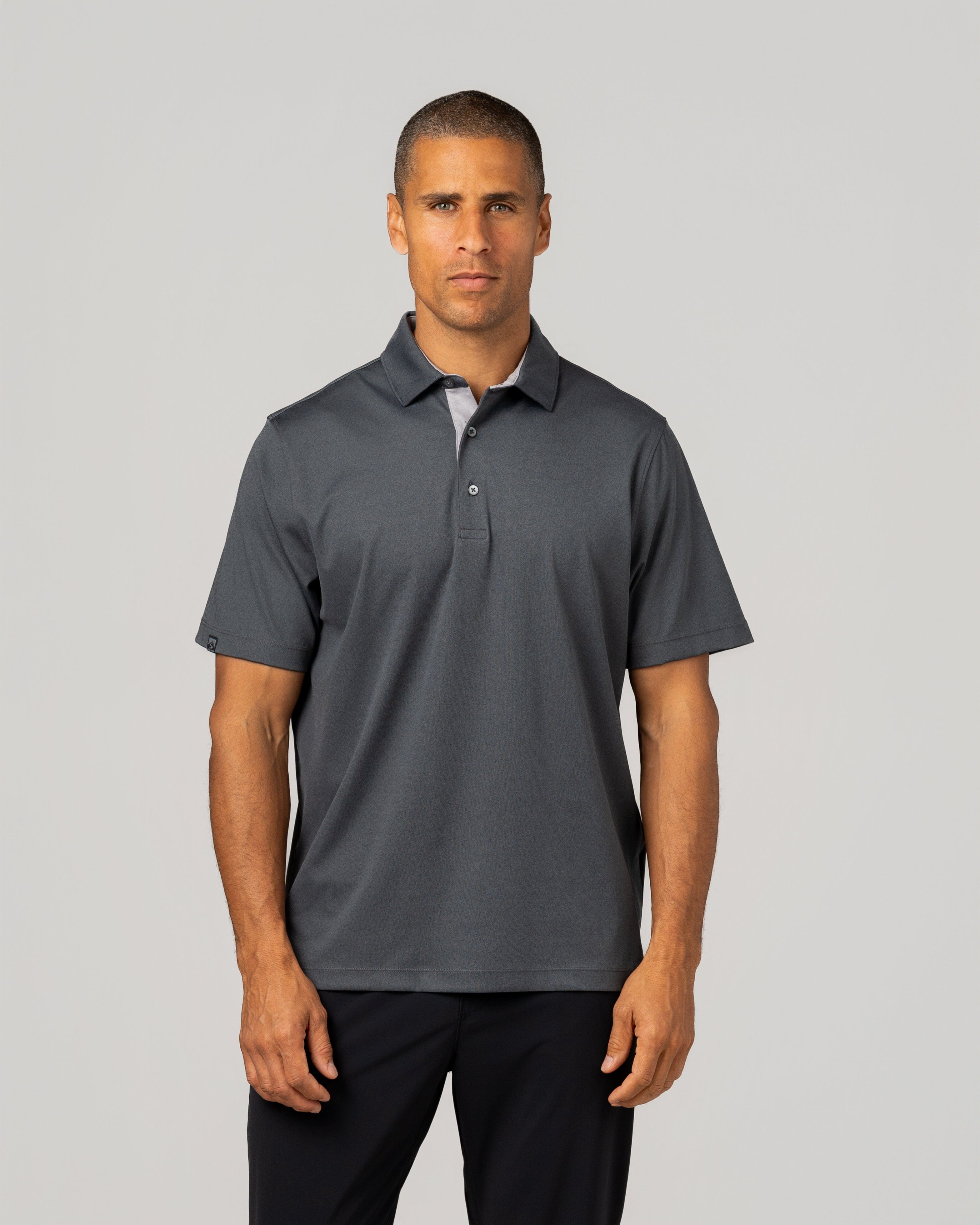 Men's Visionary III Moisture-Wicking Stretch Solid Polo – Storm Creek