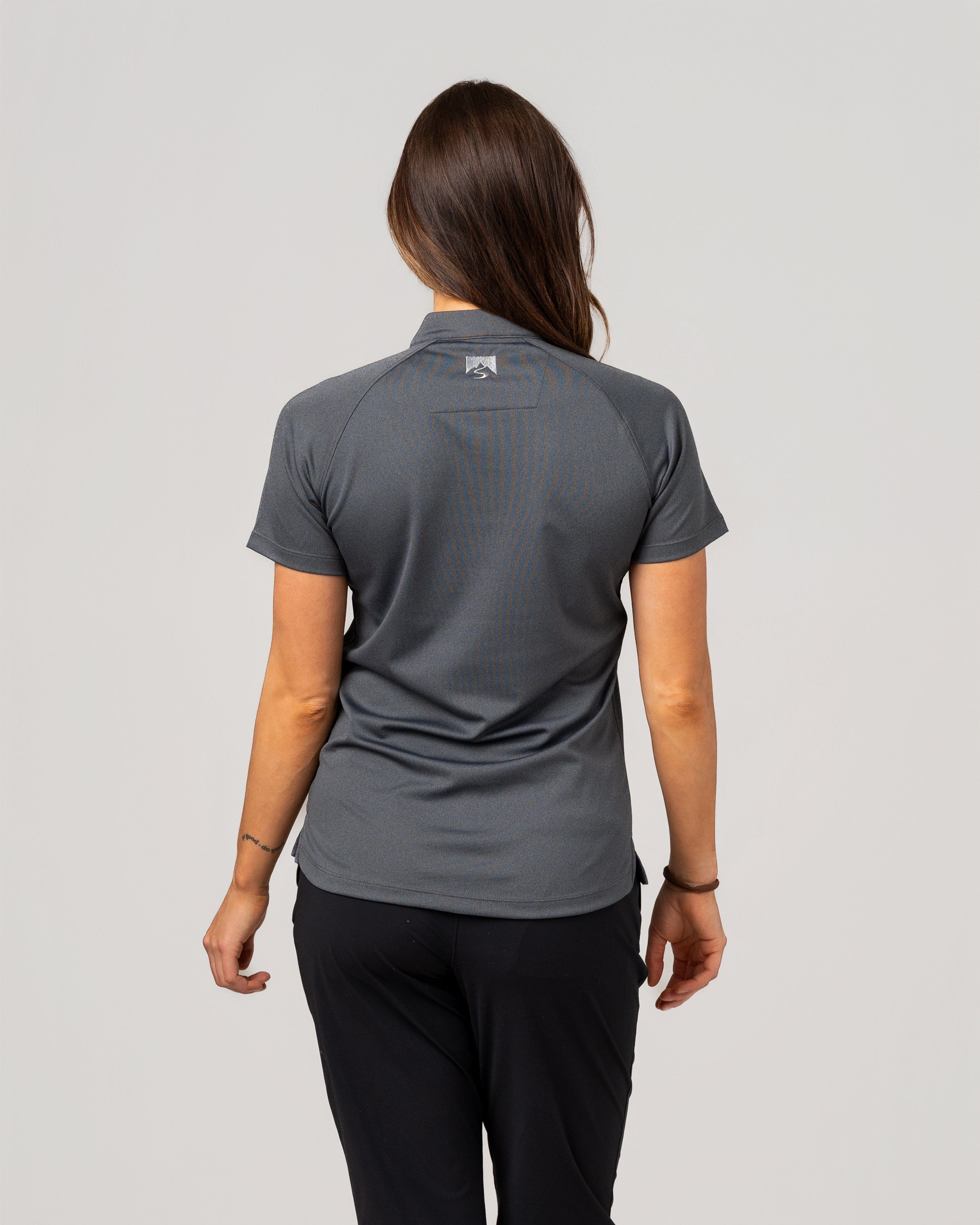 Women's Visionary III Moisture-Wicking Stretch Solid Polo – Storm