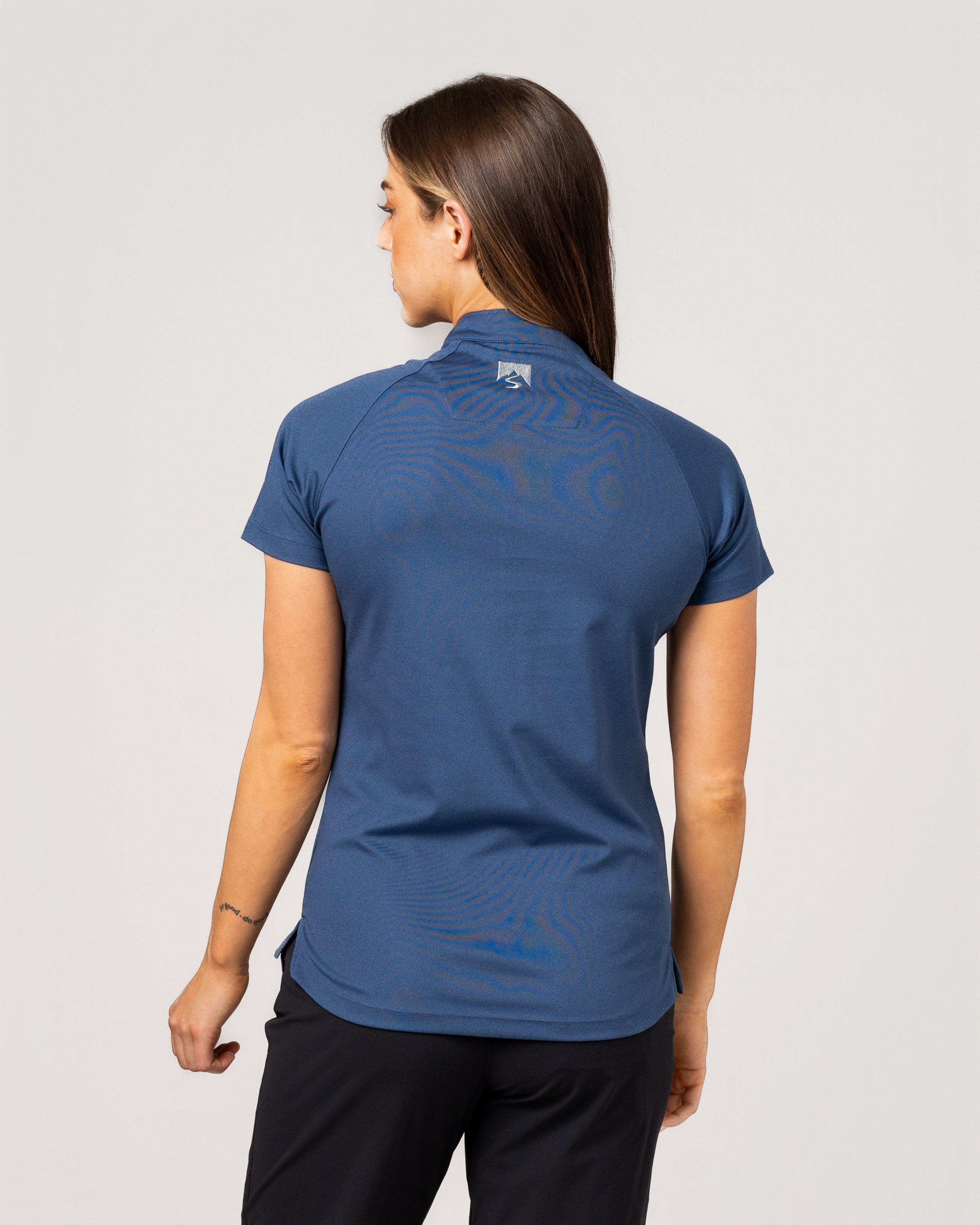 Women's Visionary III Moisture-Wicking Stretch Solid Polo – Storm