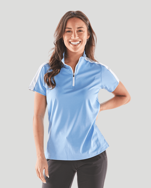 Activator Women's Moisture-Wicking Zippered Polo – Storm Creek