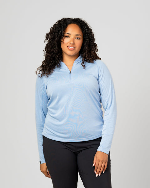 Women's Renewer II Poly/Lyocell Blend Quarter Zip