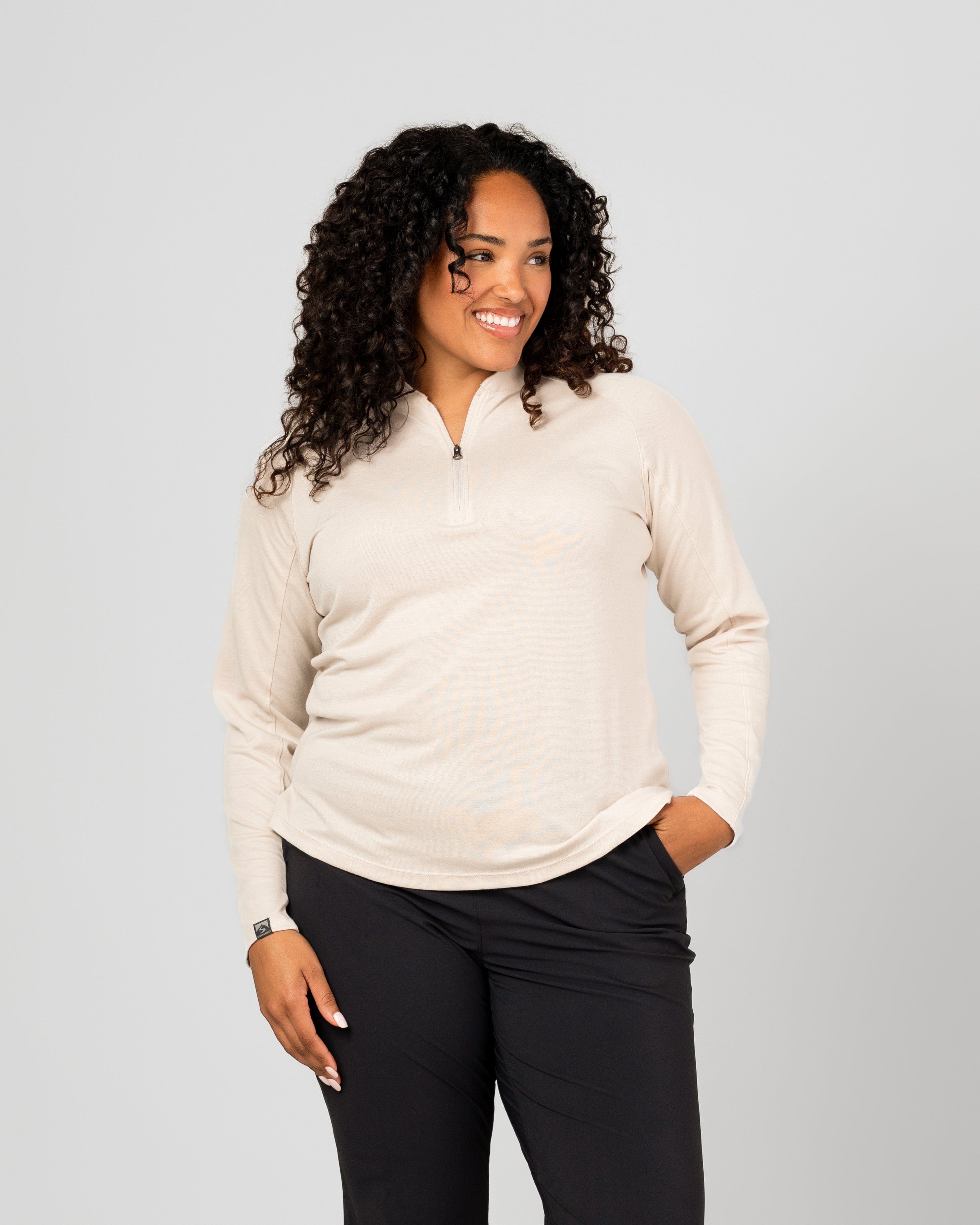 Women's Renewer Moisture-Wicking Quarter Zip Pullover – Storm Creek