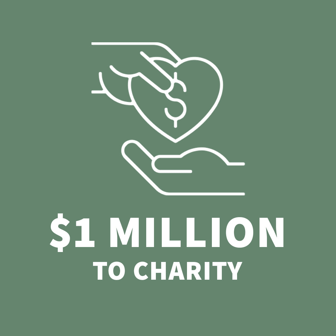 2022, Storm Creek donates their one millionth dollar to charity