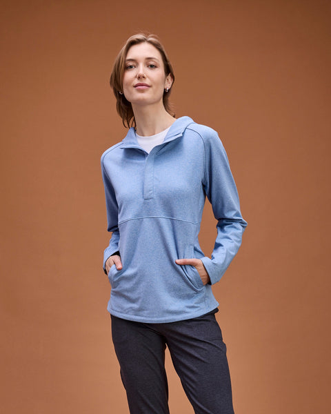 Women's Sidekick Super Soft Midweight Hooded Quarter Zip