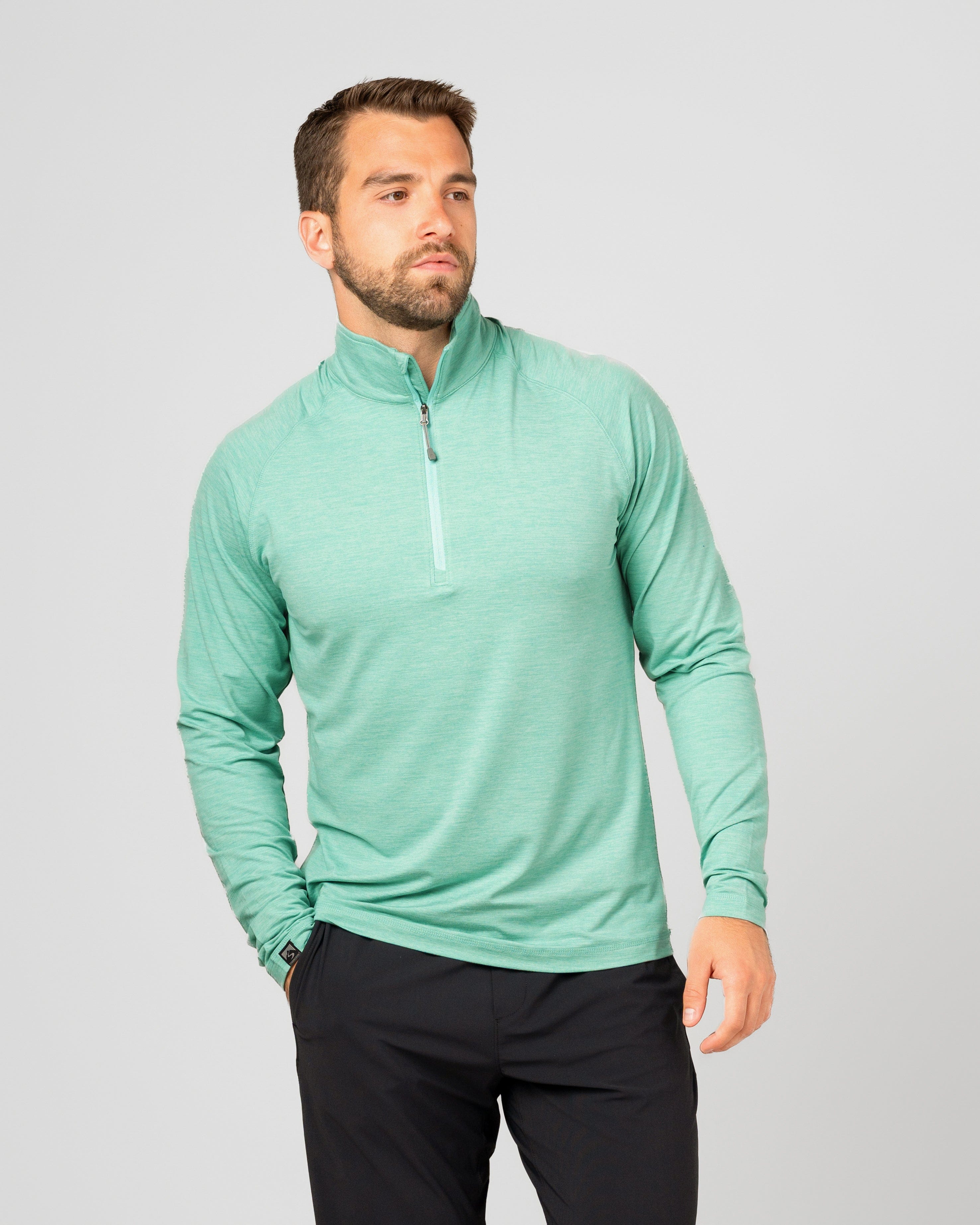 Men's Core Pacesetter High-Stretch Quarter Zip Pullover – Storm Creek