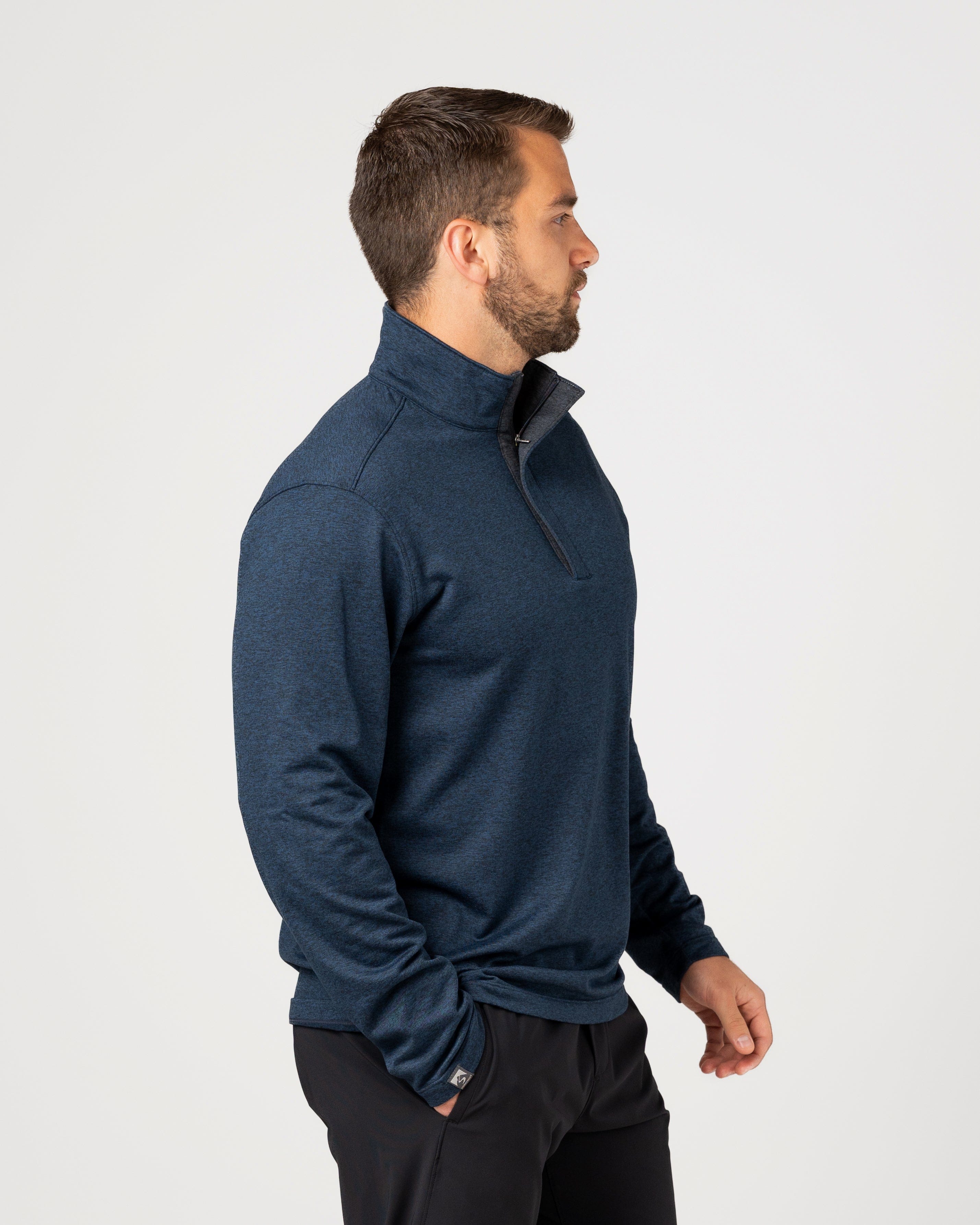 Men's Sidekick Midweight Stretch Quarter Zip Pullover – Storm Creek
