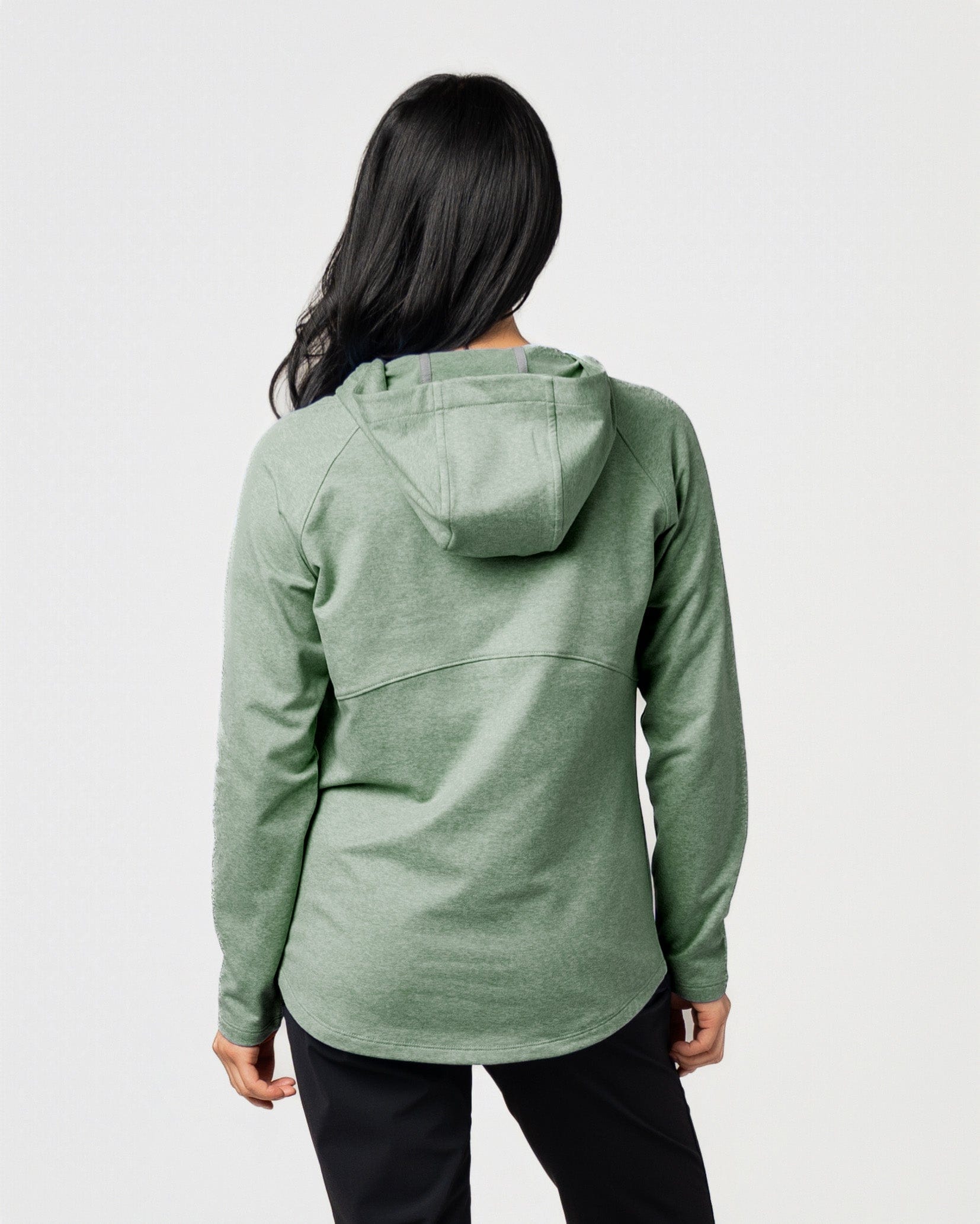 Women's Sidekick Midweight Stretch 1/4 Zip Pullover with Hood