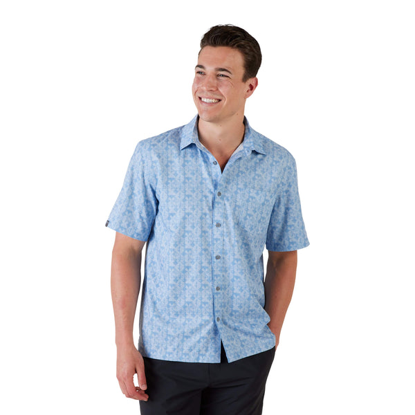 シャツ 3 TAP Smoke Wrinkle Wash Short Sleeve Shirt (2color) Luru Boxy Short Sleeve Shirt - Blue | Levi's® US