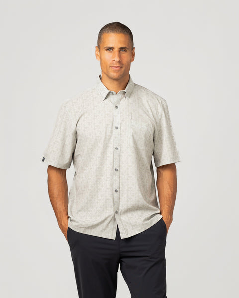 Men's Enthusiast 4-Way Stretch Printed Short Sleeve Outdoor Shirt