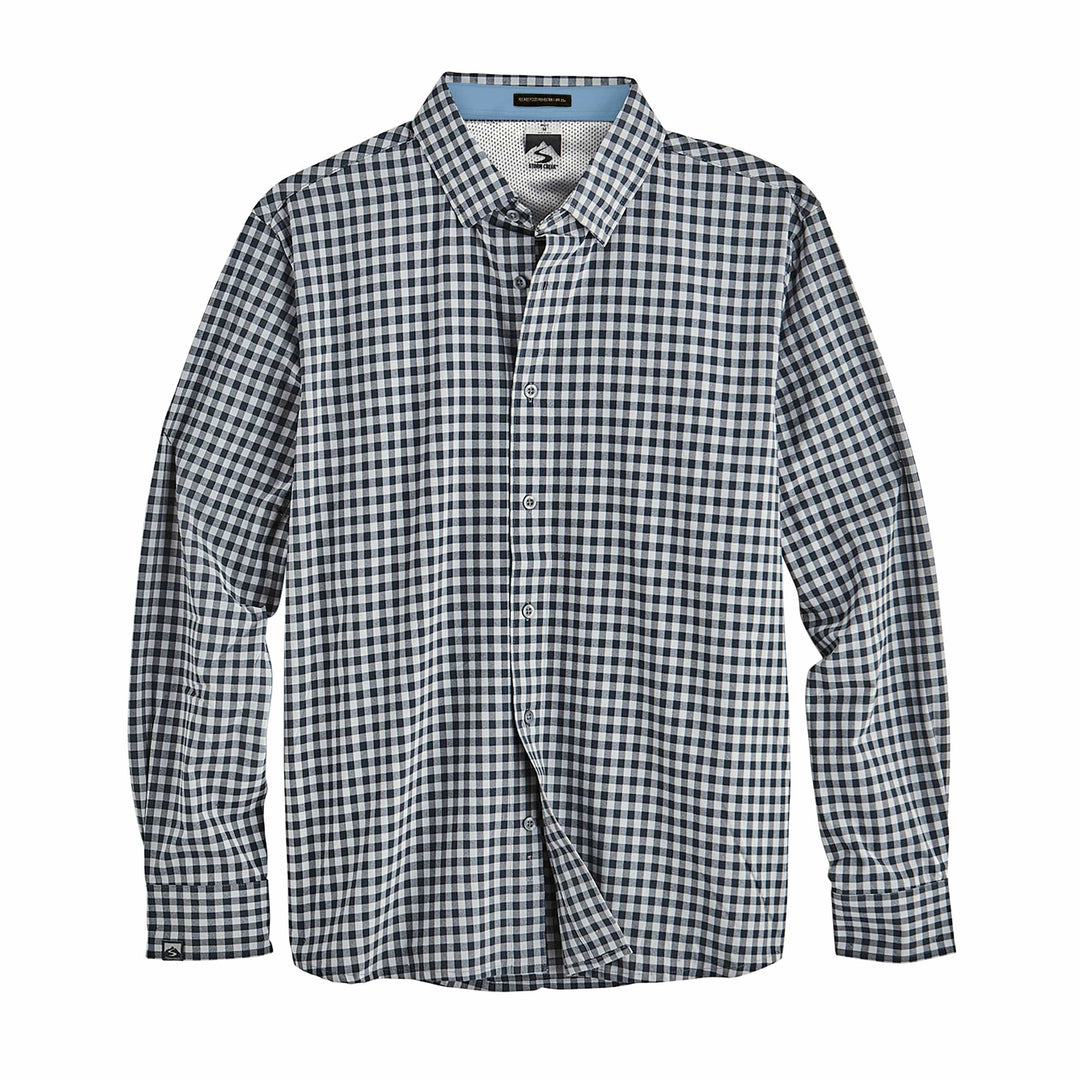 gingham dress shirts men Dark Navy Casual Gingham Shirt Shirt