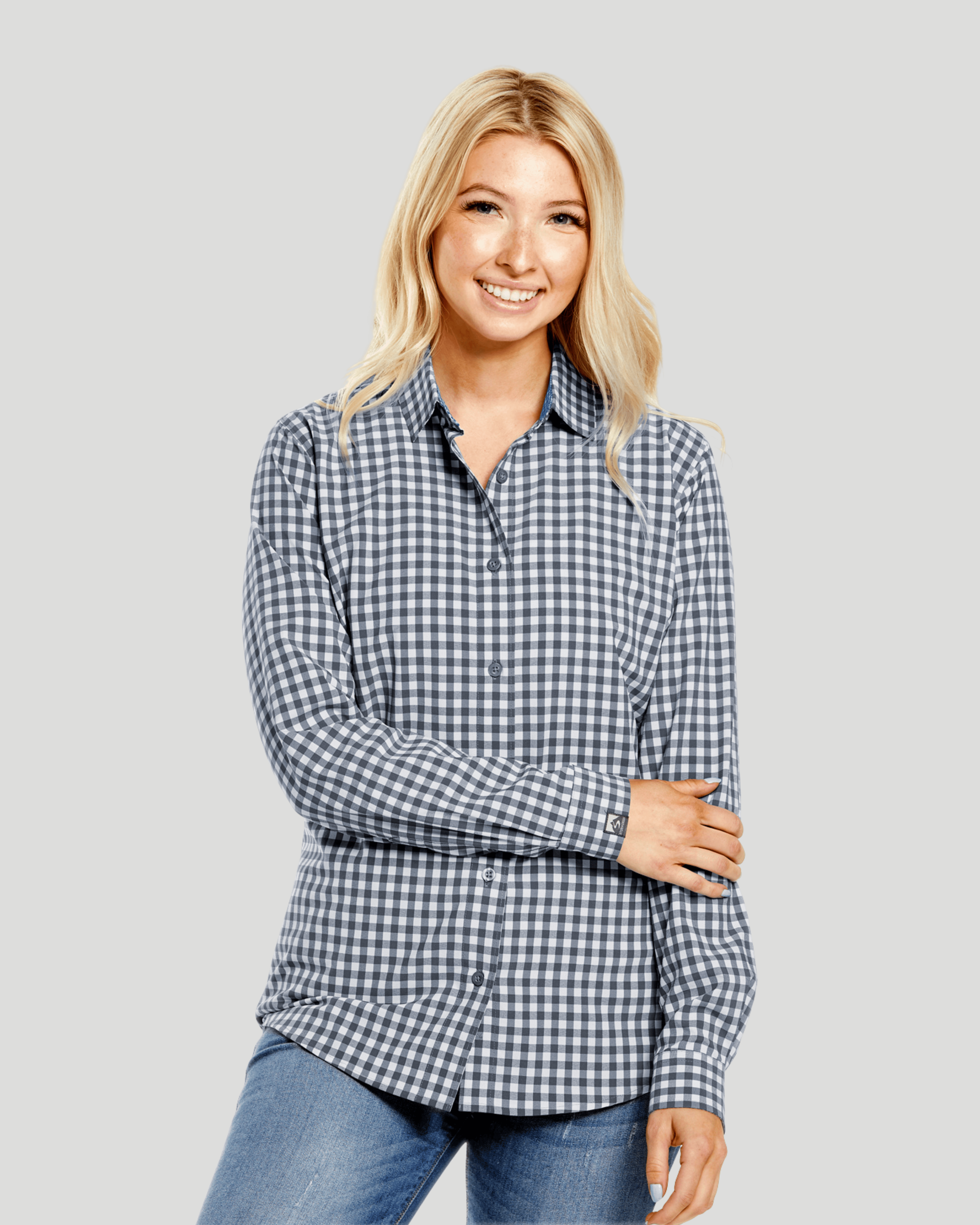 gingham dress shirts Polo Ralph Lauren Men's Big & Tall Cotton Oxford Shirt - Blue/White Gingham