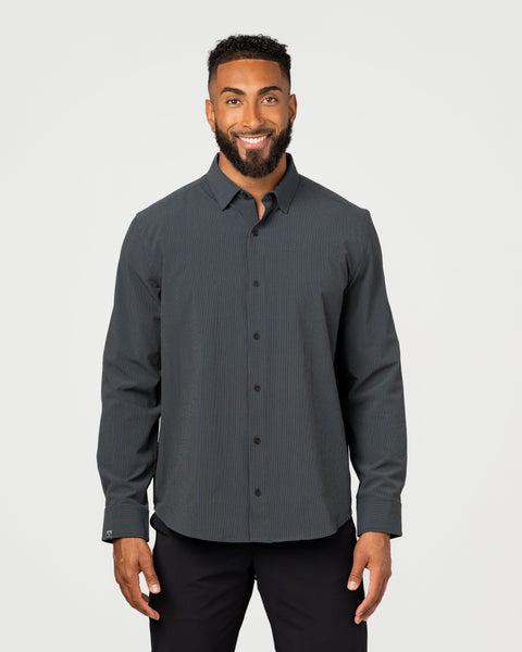 Men's Influencer 4-Way Stretch Windowpane Woven Shirt