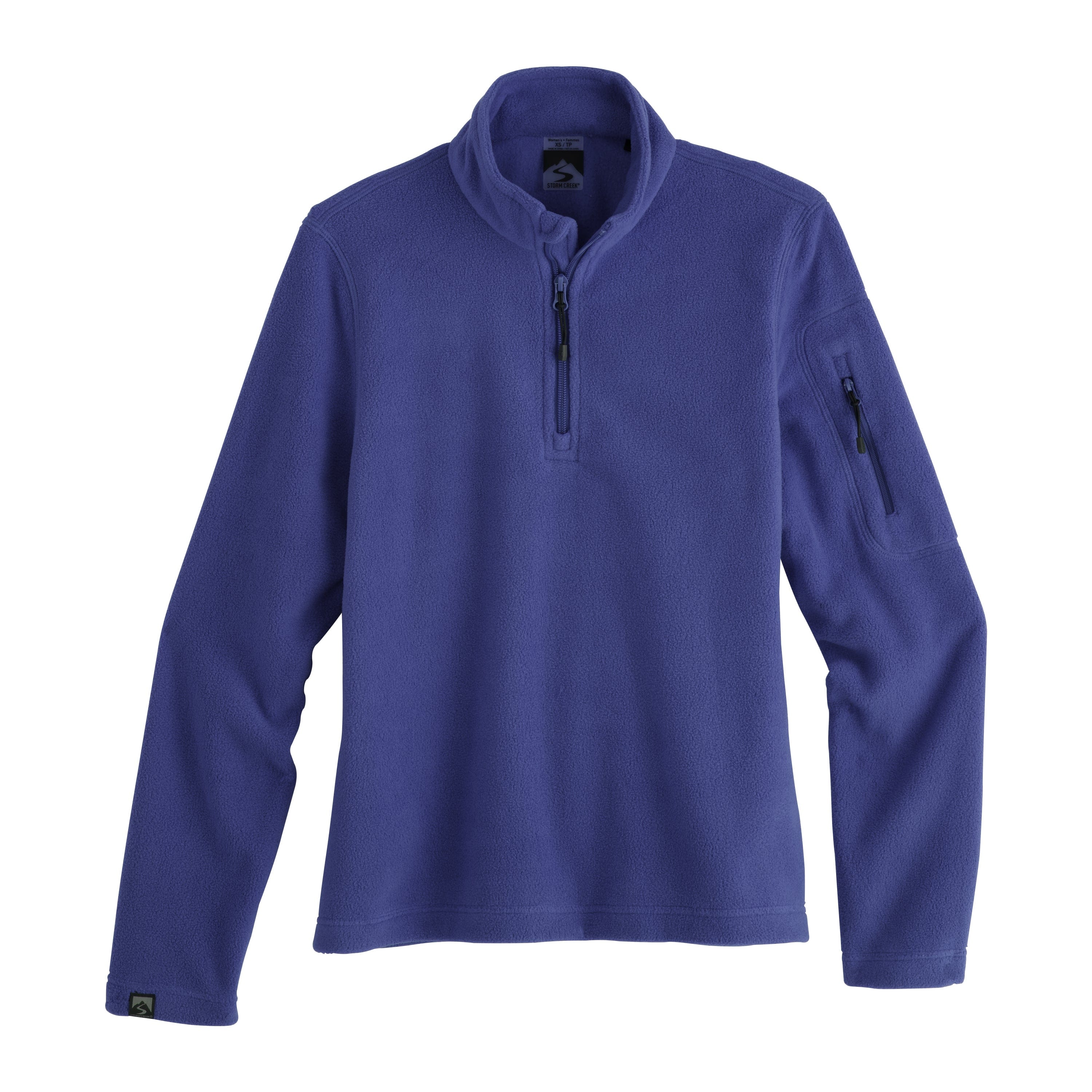 HeartButs ブルー Women's Fireside Fleece 1/4 Zip Pullover – Storm Creek