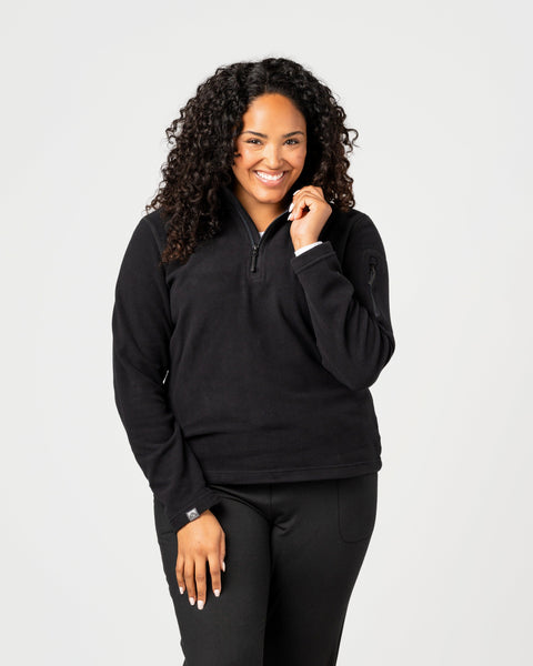Women's Fireside Fleece Microfleece Quarter Zip