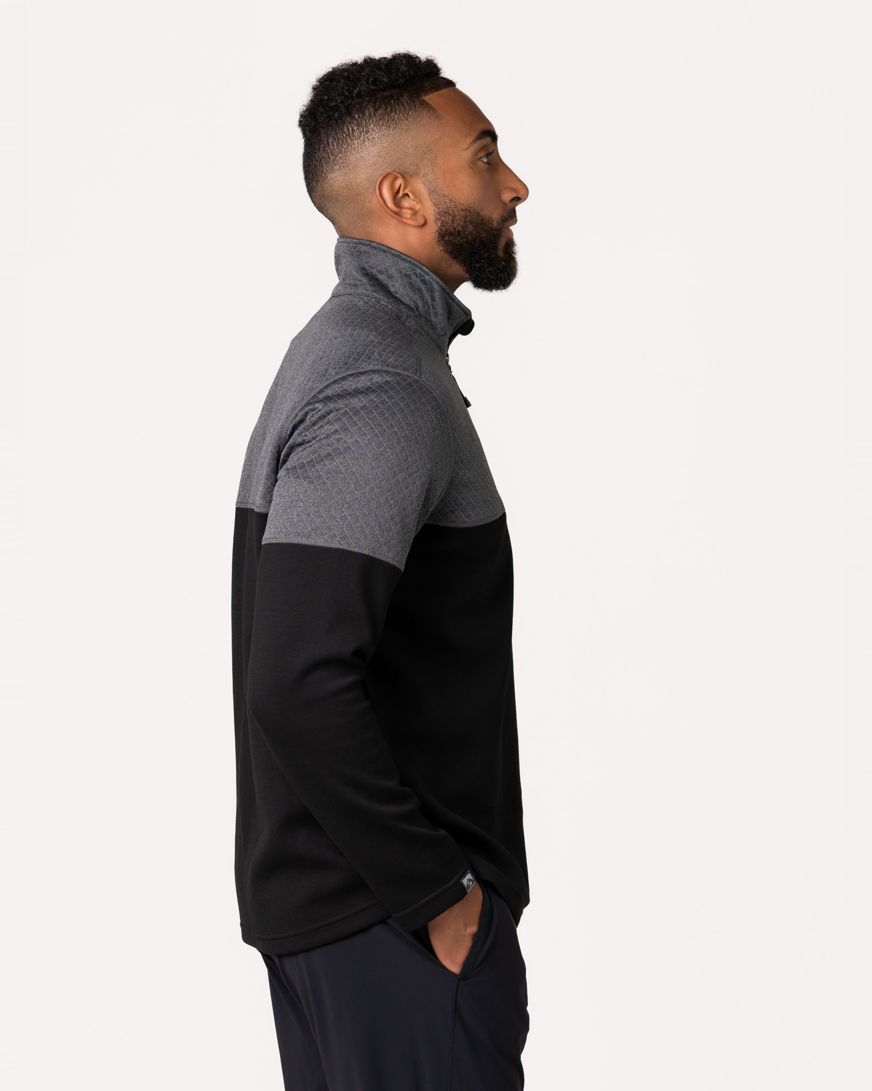 Men's Architect Quilted Quarter Zip Pullover – Storm Creek