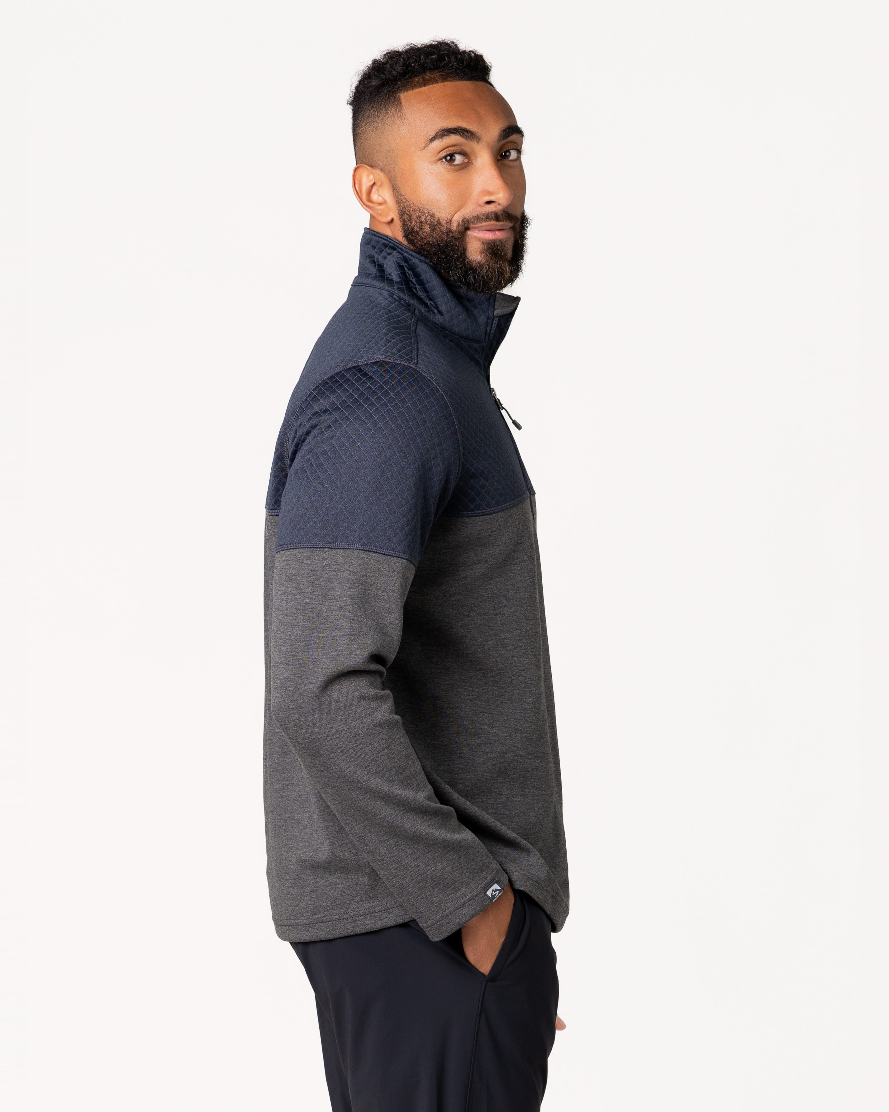 Men's Architect Quilted Quarter Zip Pullover – Storm Creek